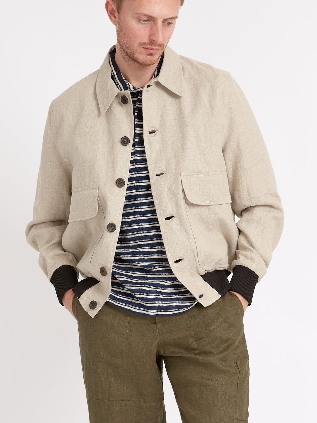  Linfield Bomber Jacket Coney Sand