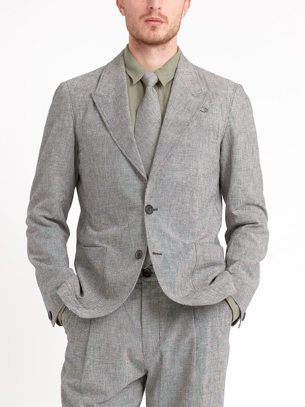  Black/White Rackfield Mansfield Suit