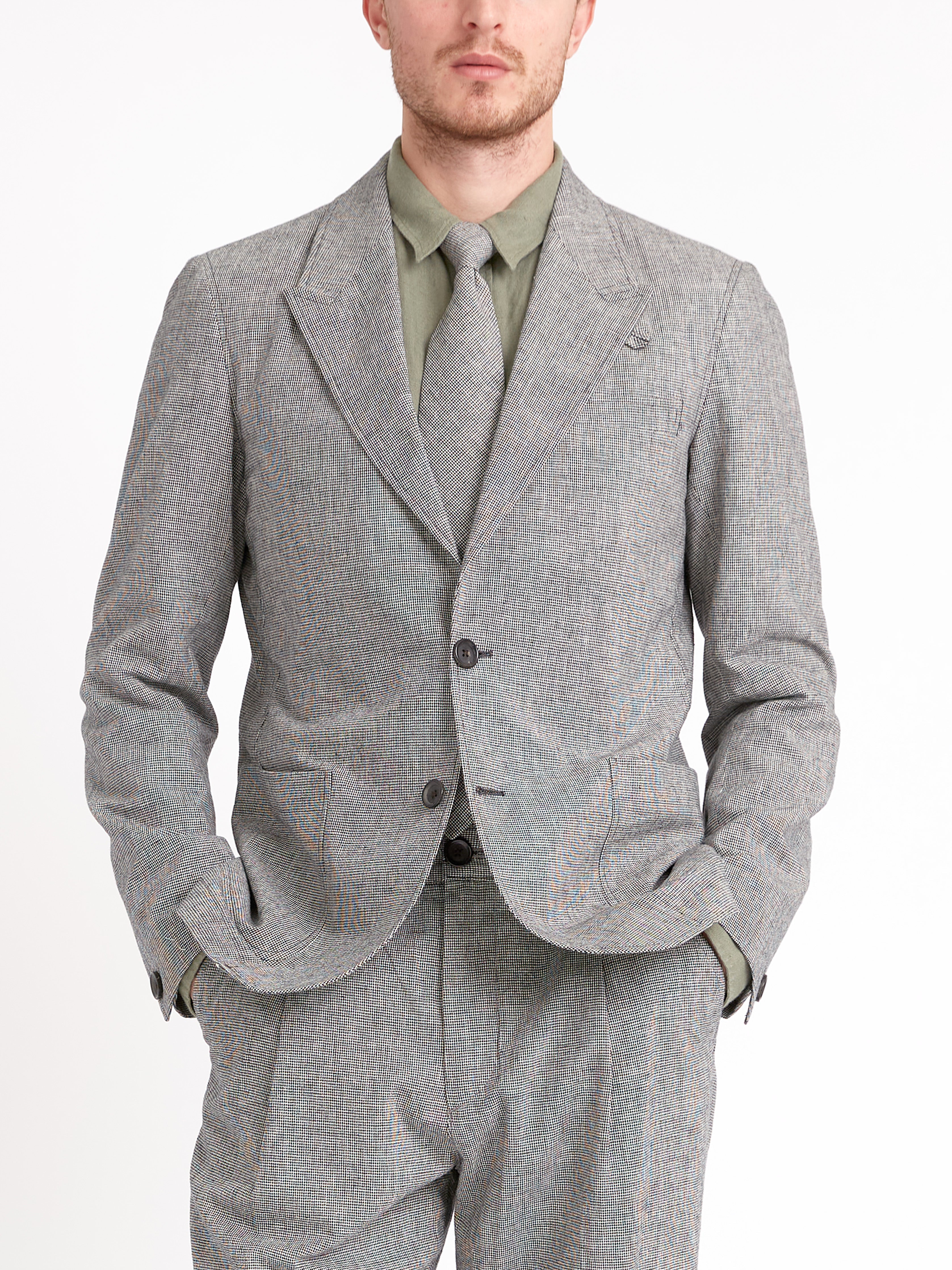  Black/White Rackfield Mansfield Suit