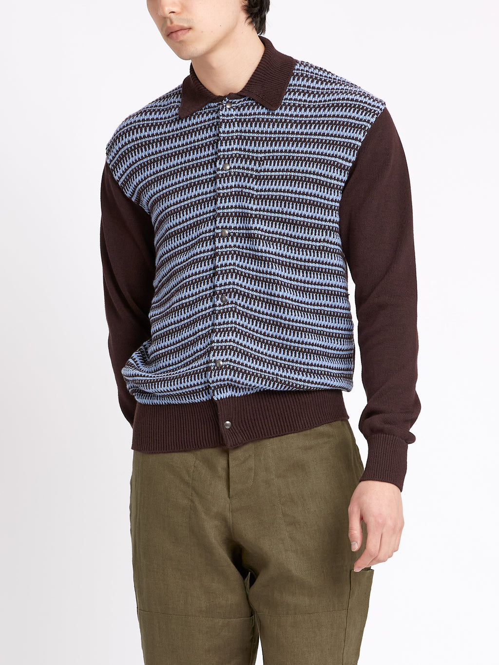  Roxwell Knitted Jacket Riverton Brown