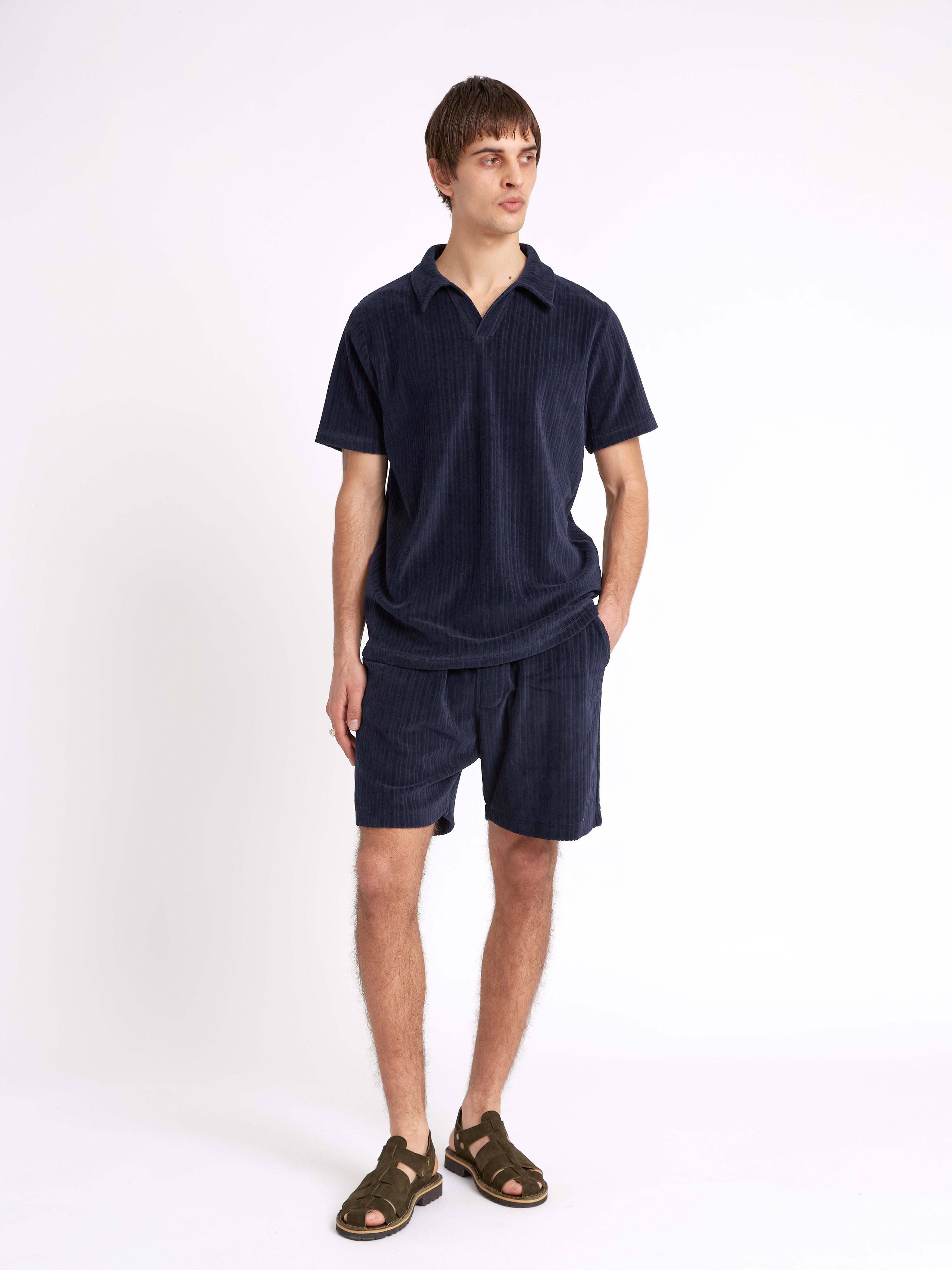  Weston Jersey Shorts Willow Navy