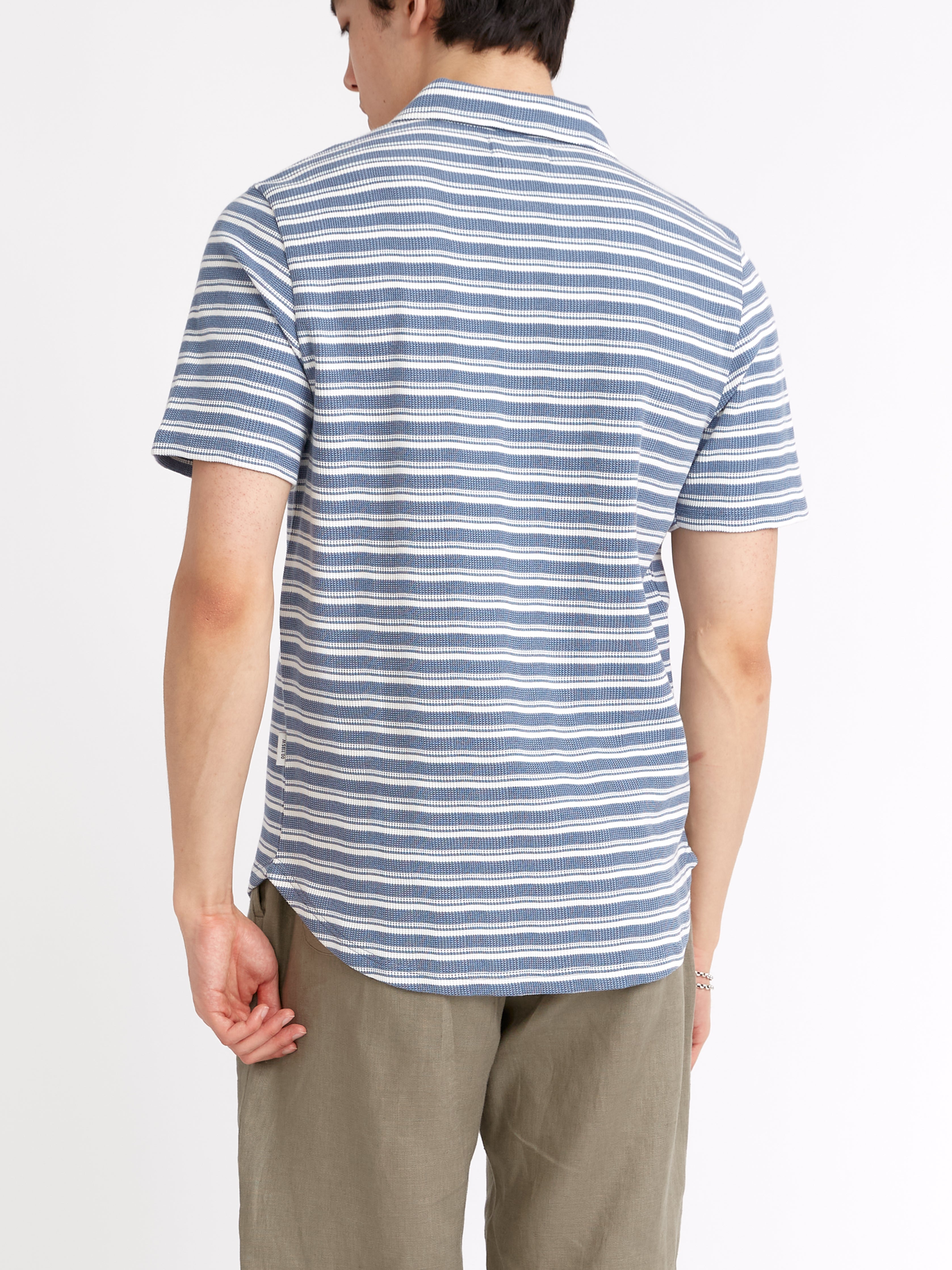  Austell Short Sleeve Polo Shirt Braemar Sky Blue