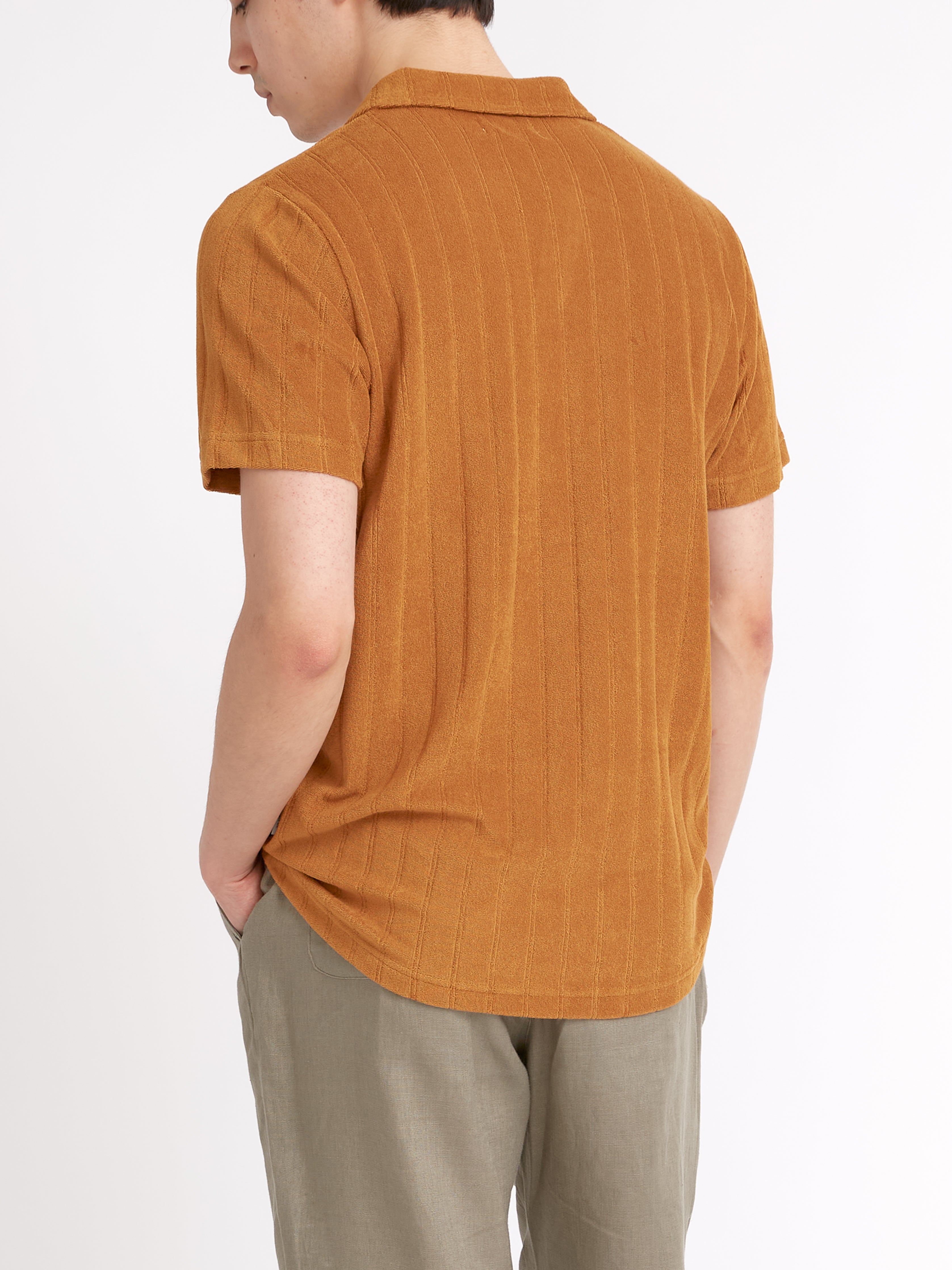  Austell Short Sleeve Polo Shirt Haywood Ochre