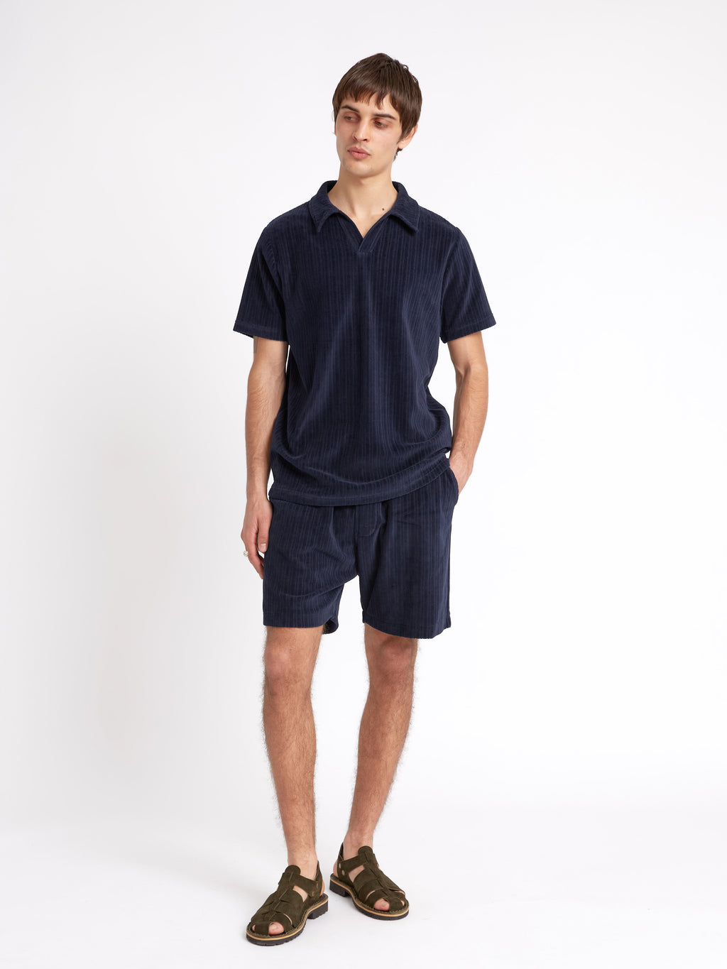  Austell Short Sleeve Polo Shirt Willow Navy