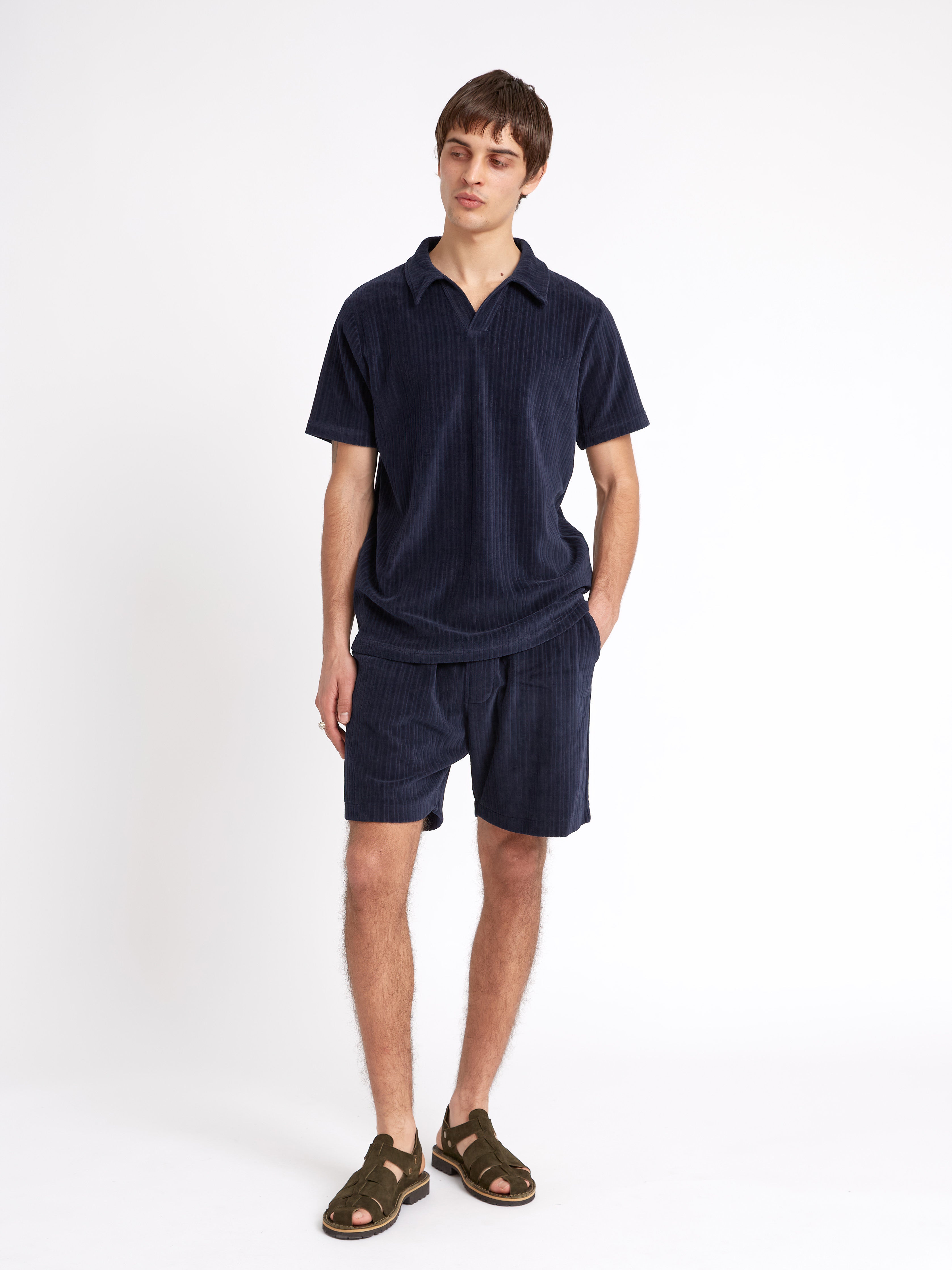  Austell Short Sleeve Polo Shirt Willow Navy