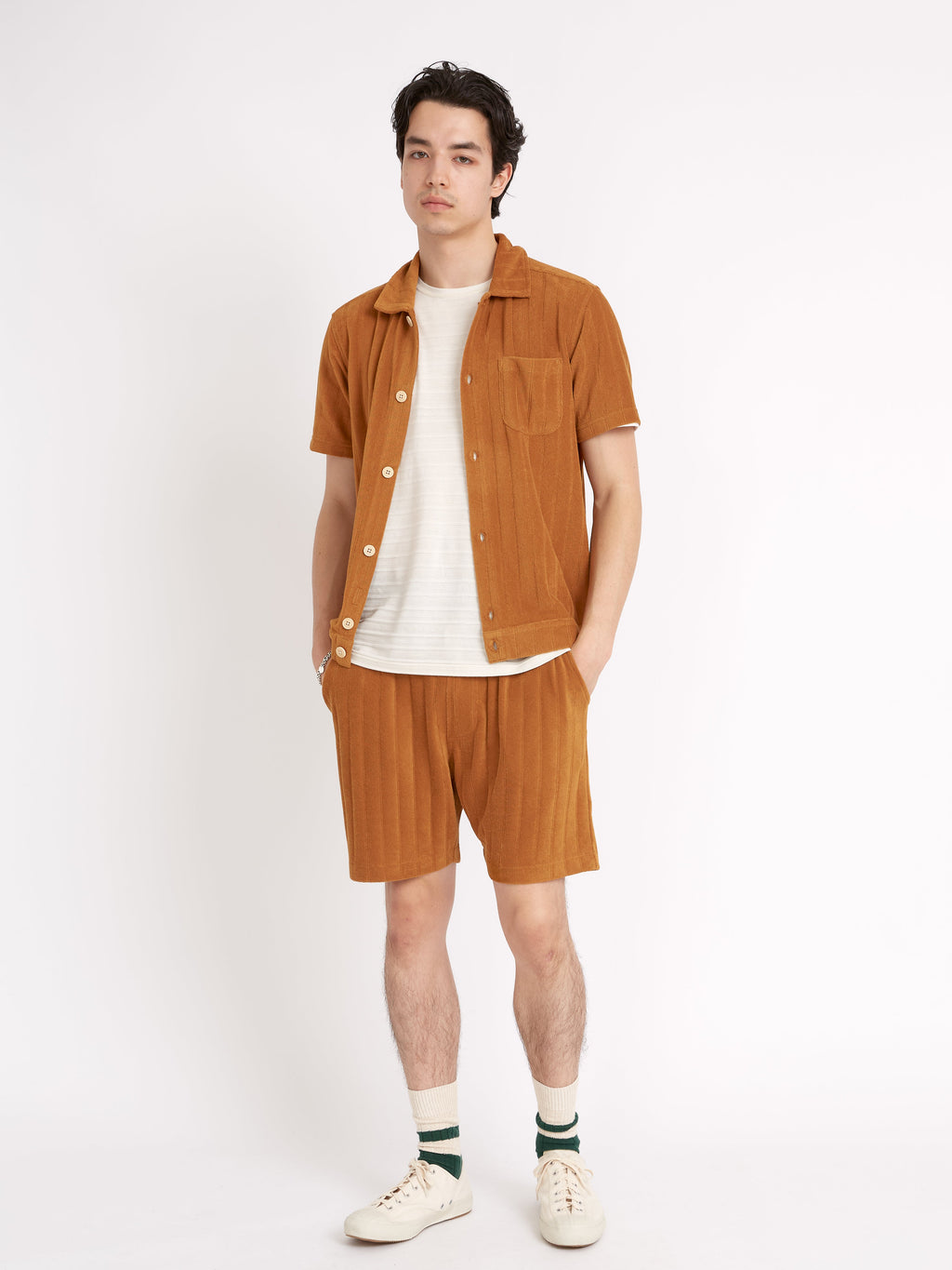  Ashby Short Sleeve Jersey Shirt Haywood Ochre