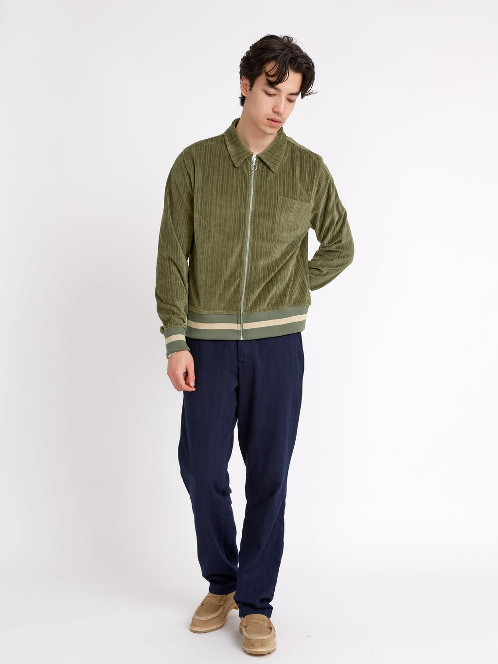  Bradstone Jersey Jacket Willow Green