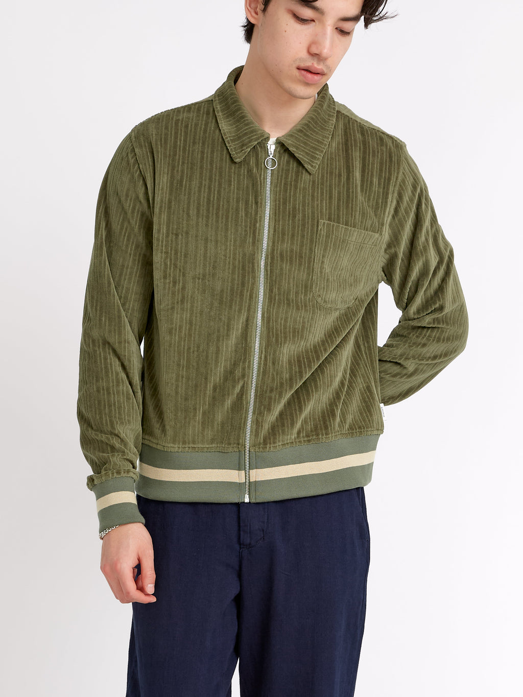  Bradstone Jersey Jacket Willow Green