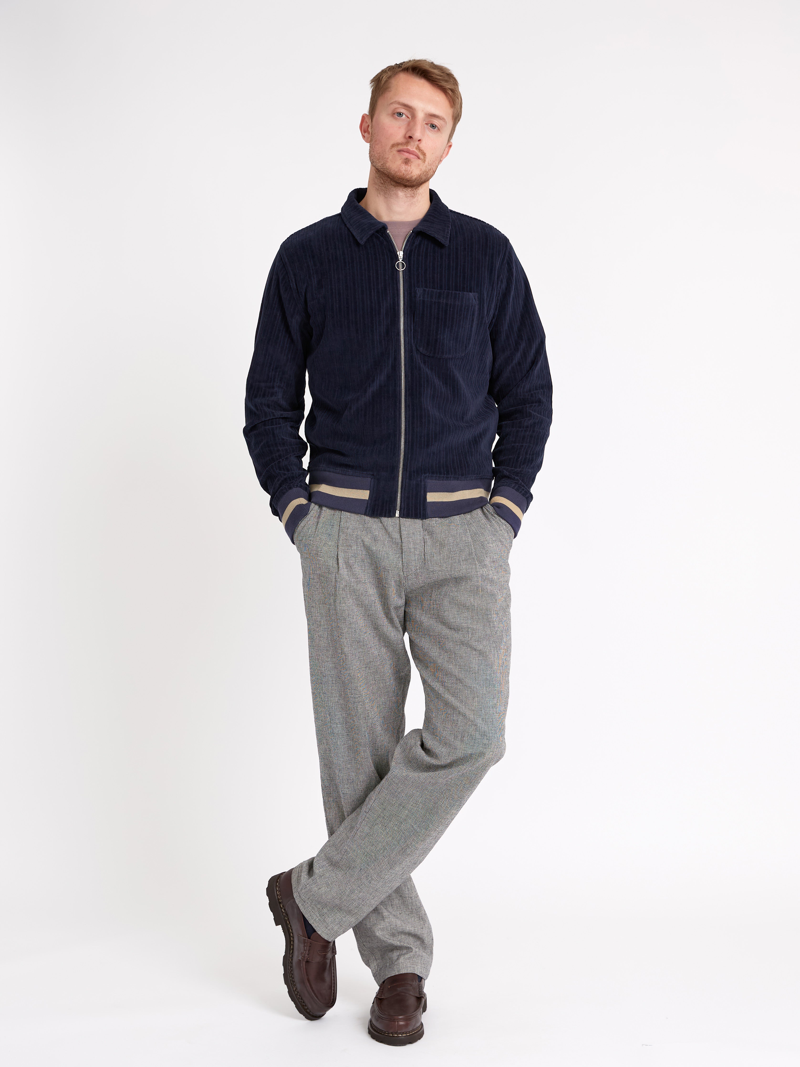  Bradstone Jersey Jacket Willow Navy