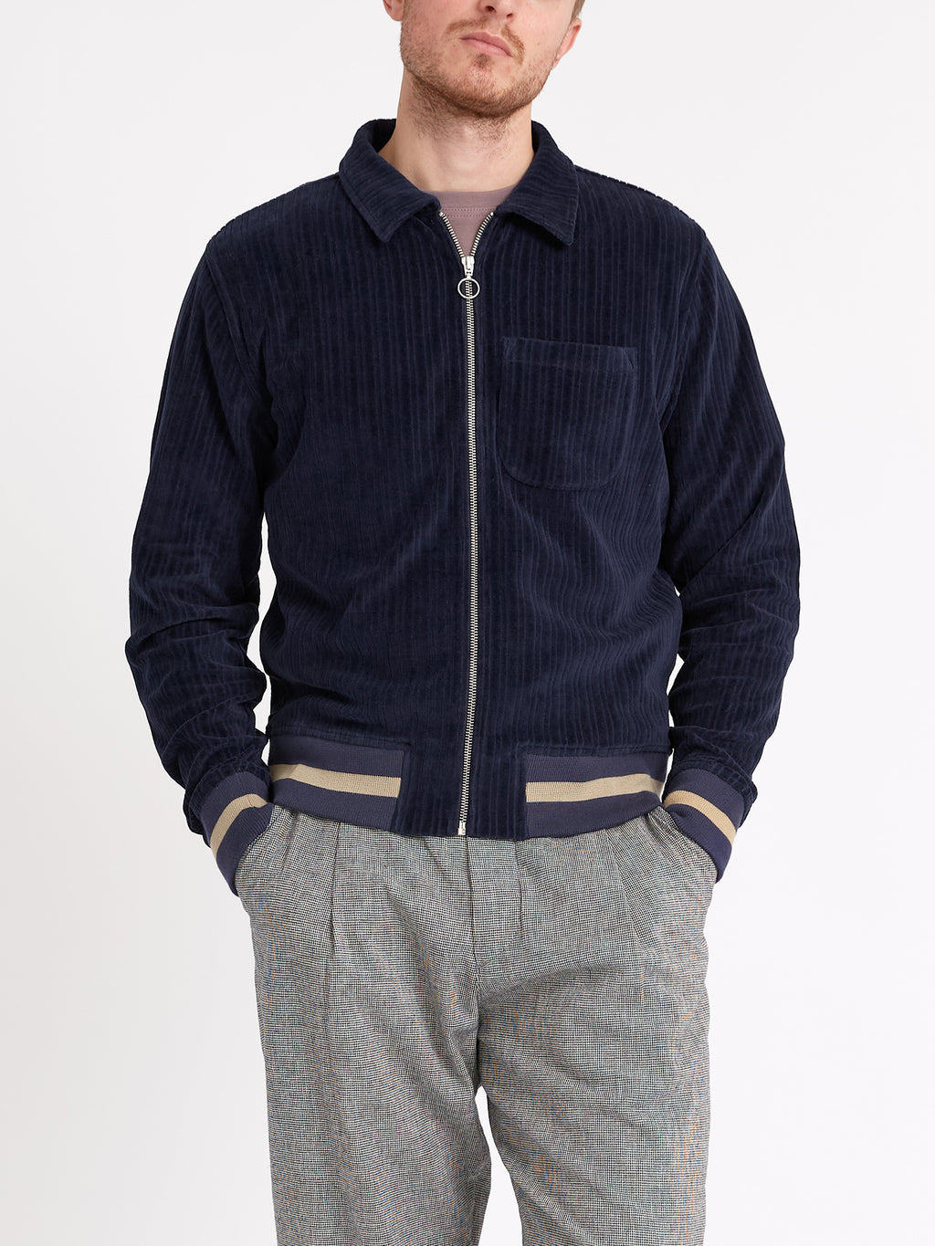  Bradstone Jersey Jacket Willow Navy