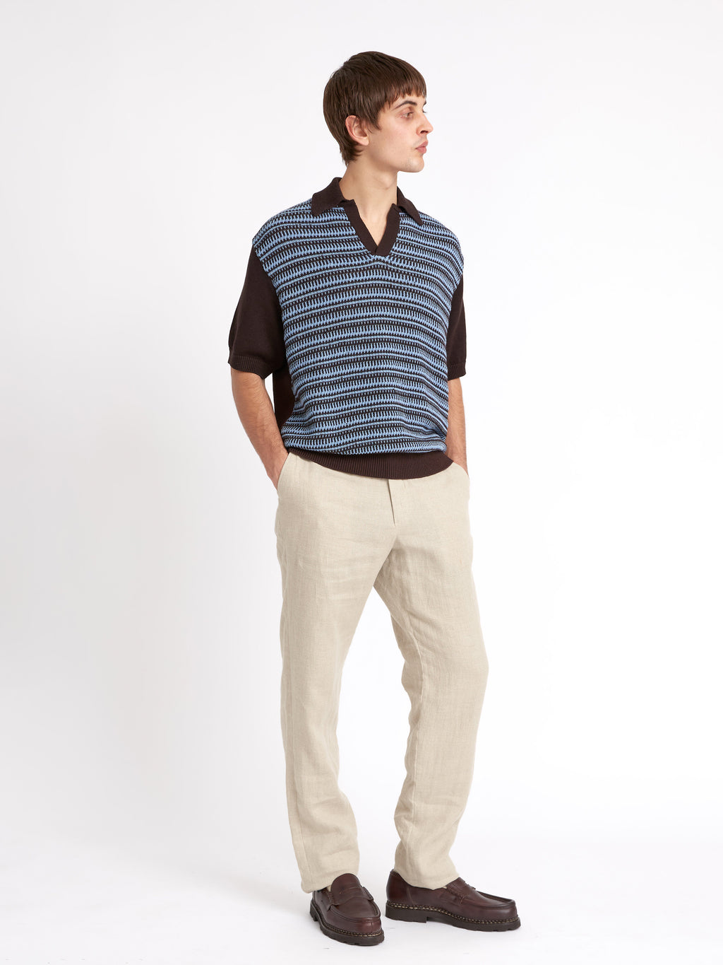  Short Sleeve Penhale Polo Shirt Riverton Brown