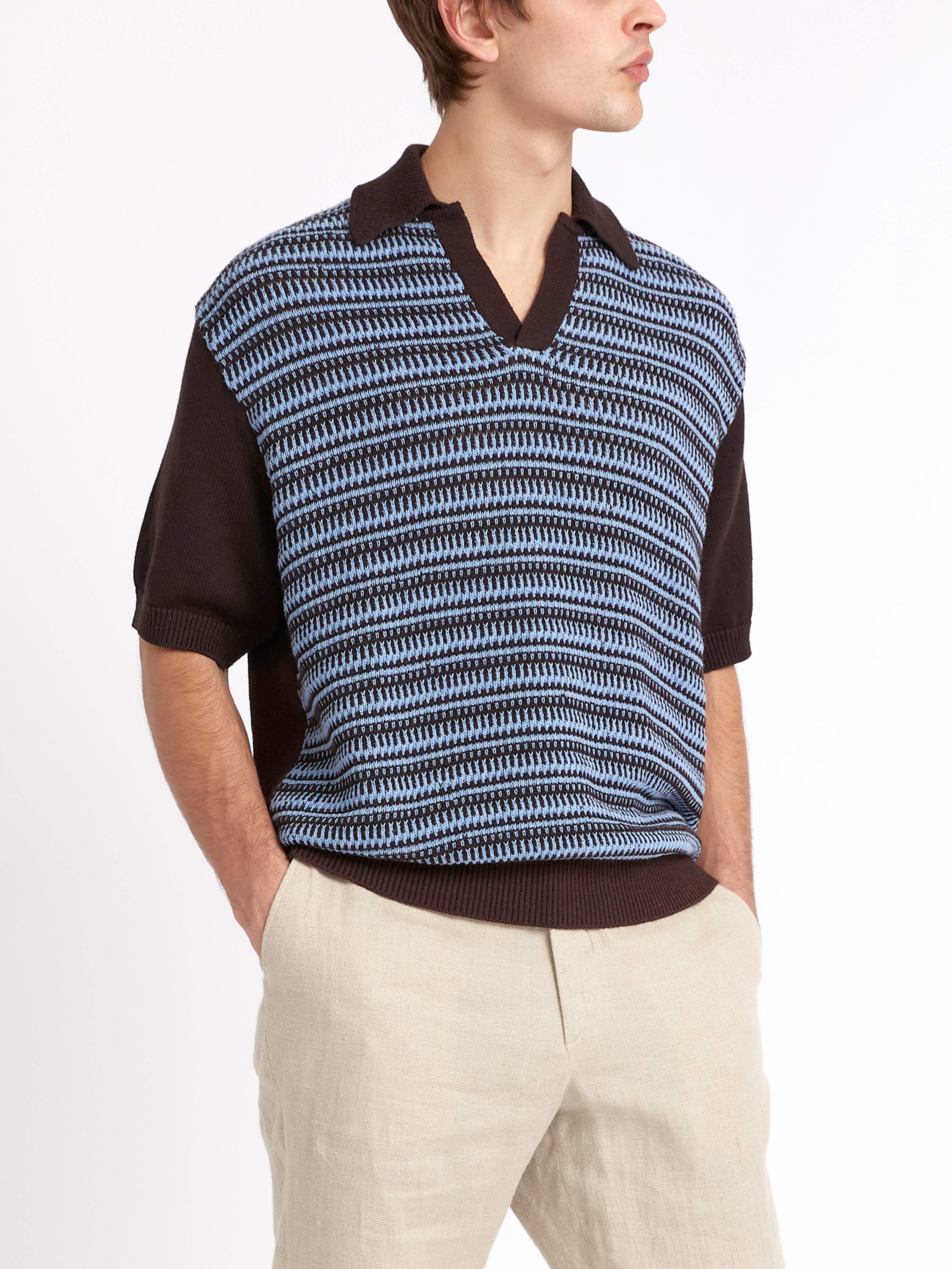  Short Sleeve Penhale Polo Shirt Riverton Brown