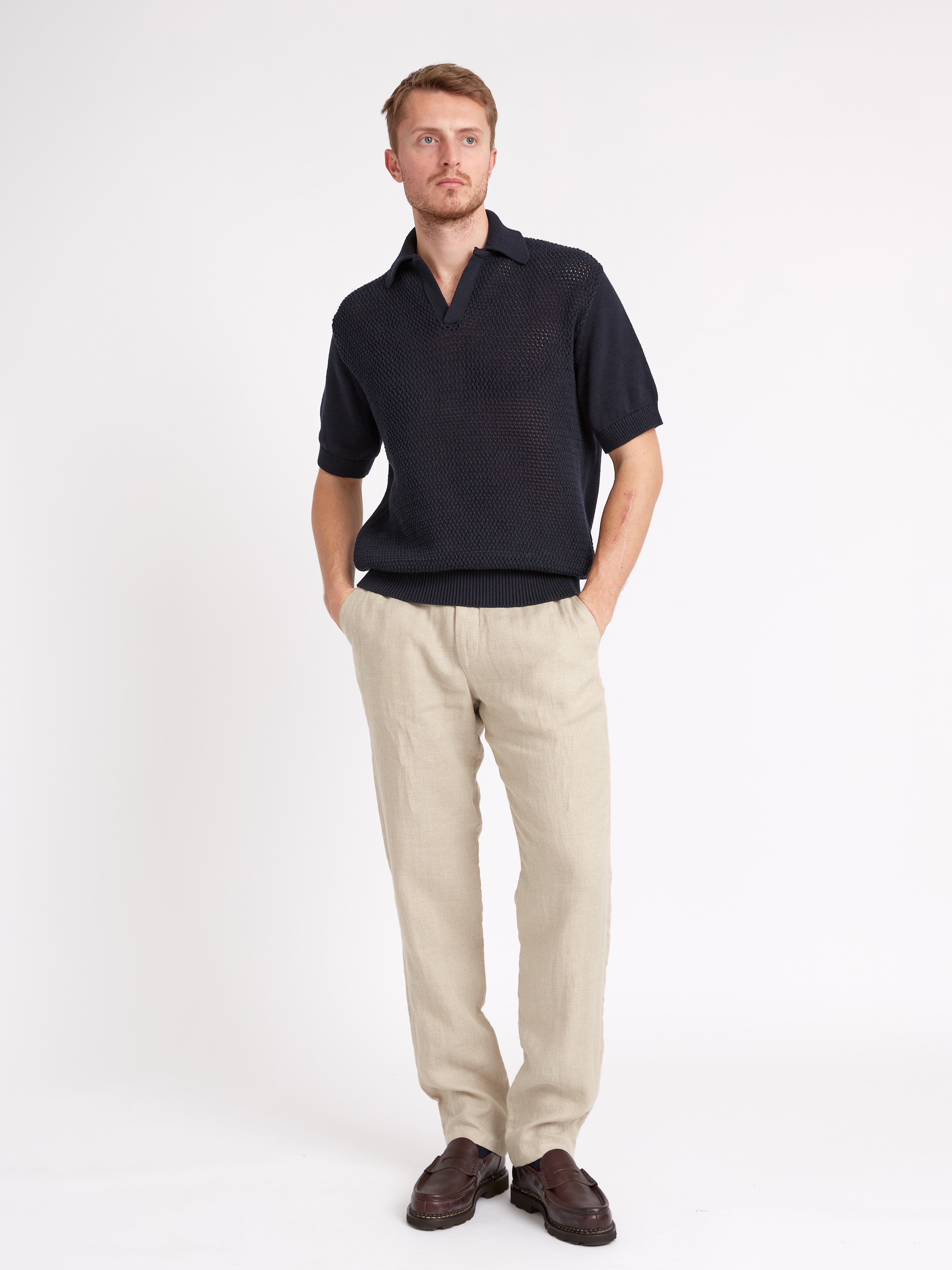  Short Sleeve Penhale Polo Shirt Tamar Navy