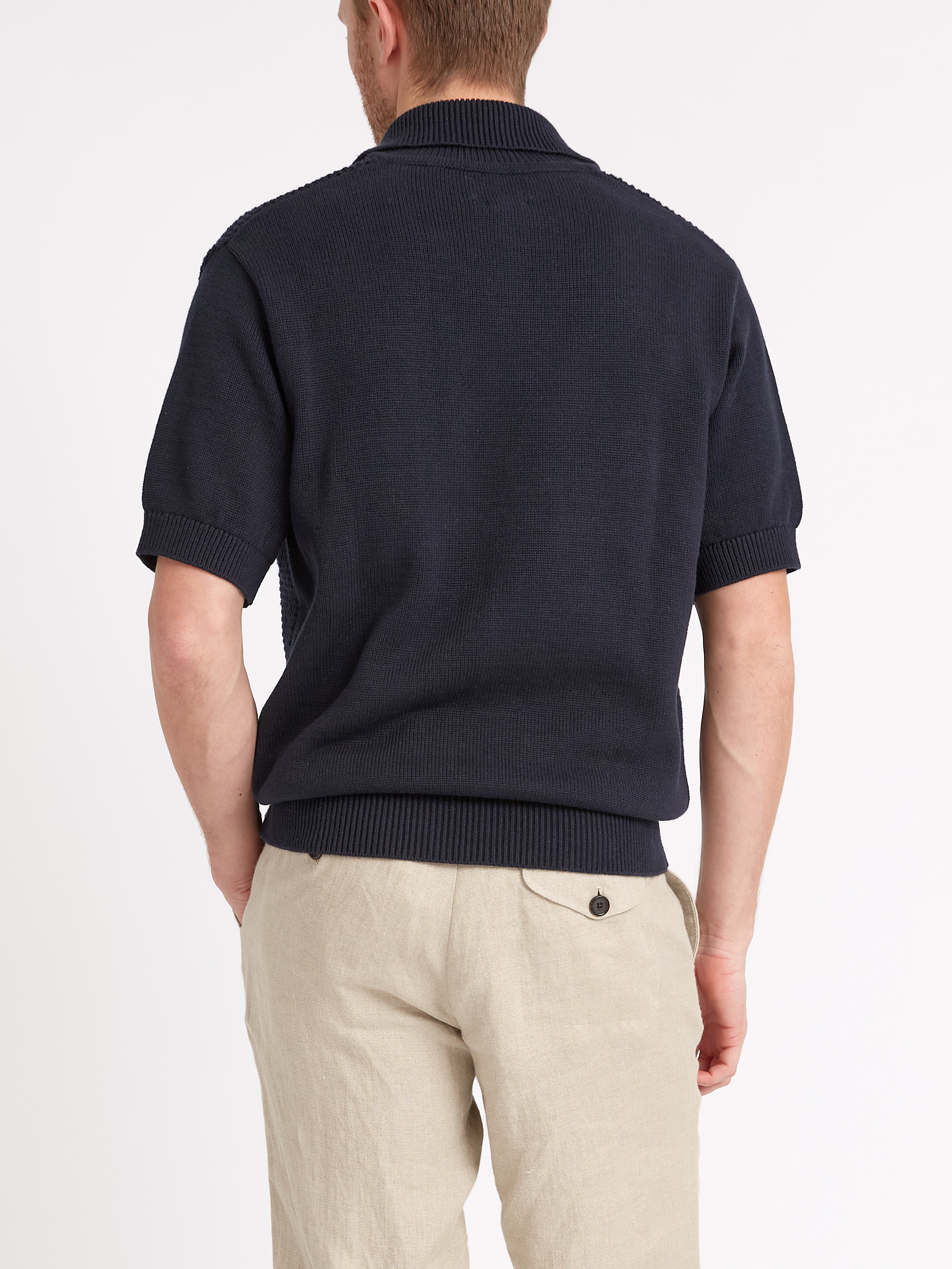  Short Sleeve Penhale Polo Shirt Tamar Navy