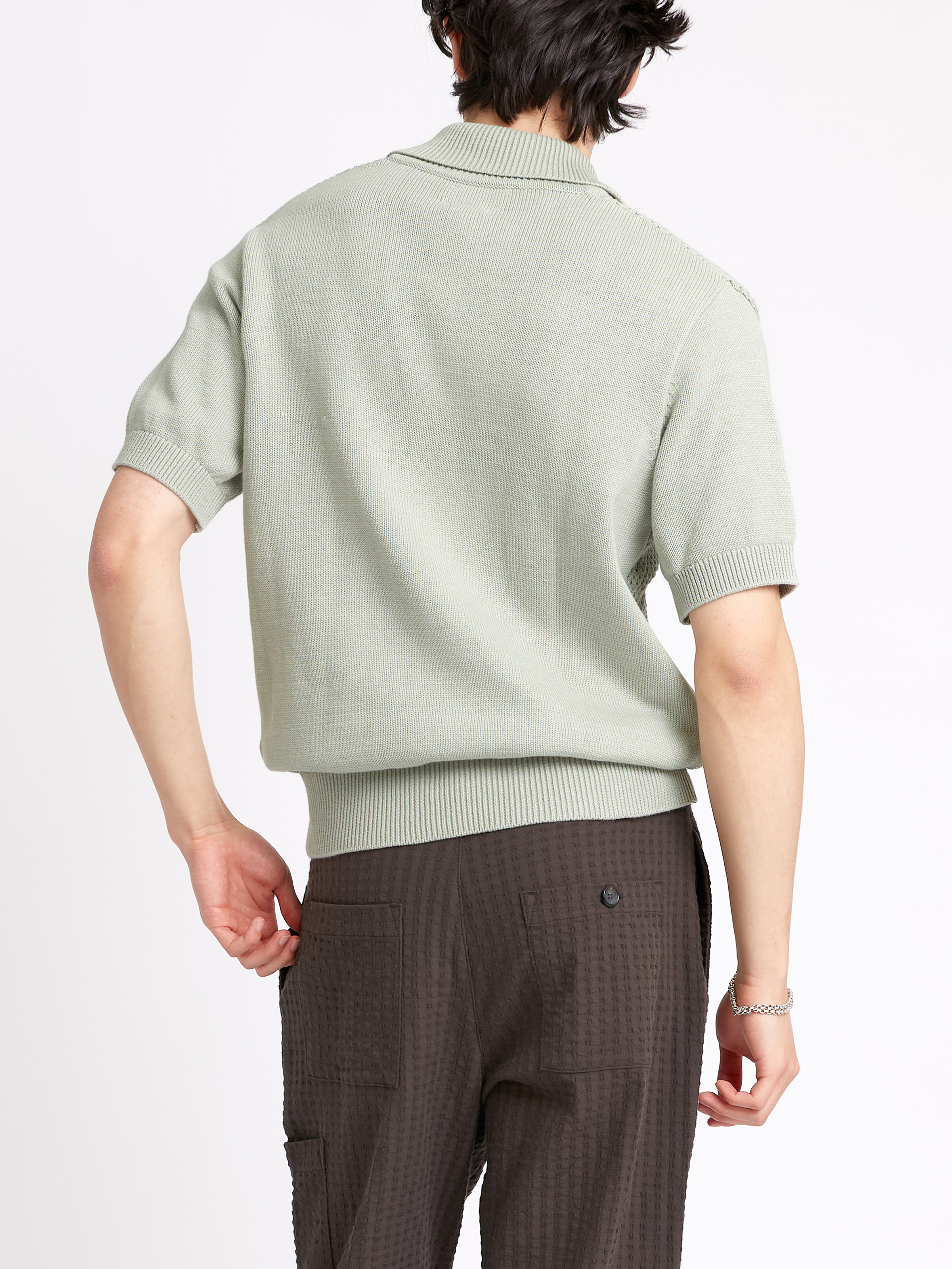  Short Sleeve Penhale Polo Shirt Tamar Pale Green