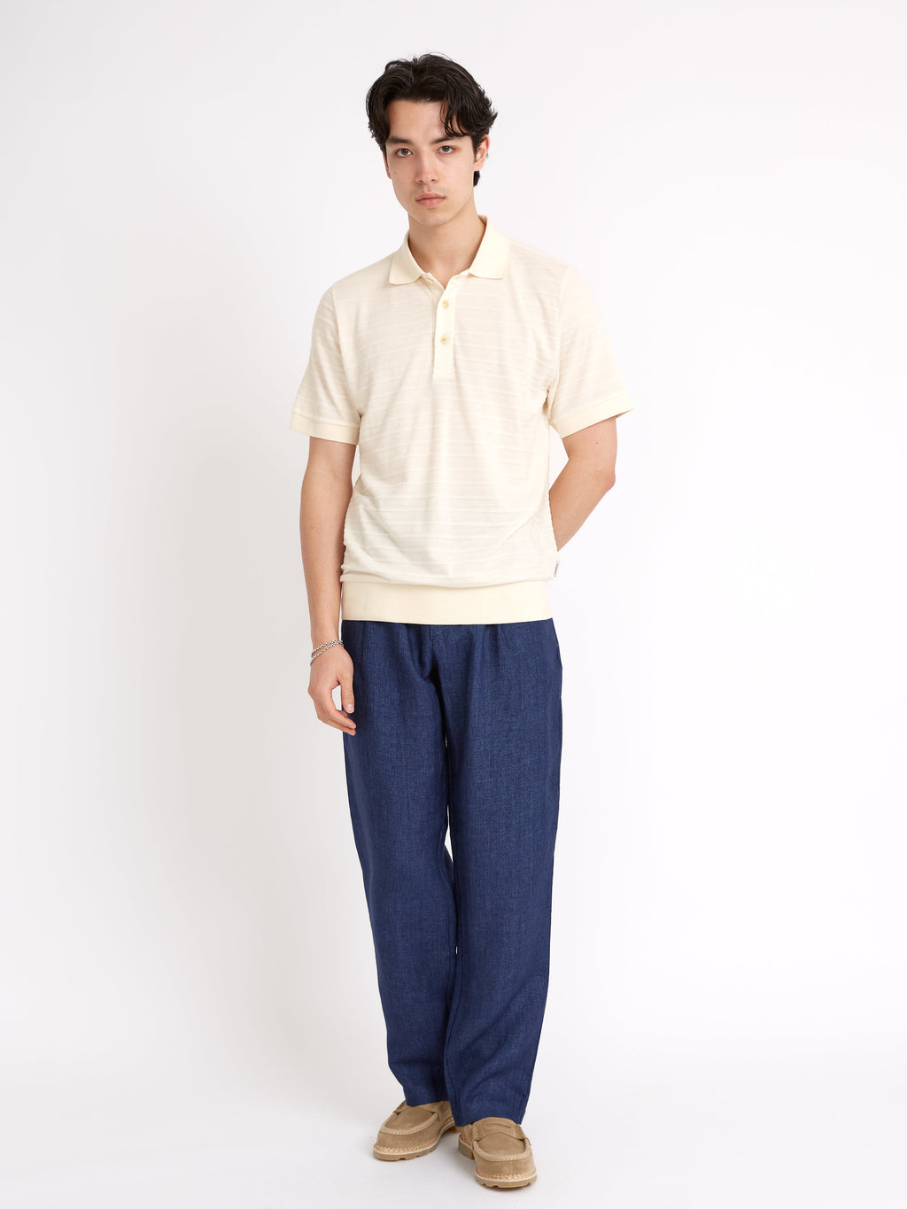  Glendale Polo Shirt Dornie Cream