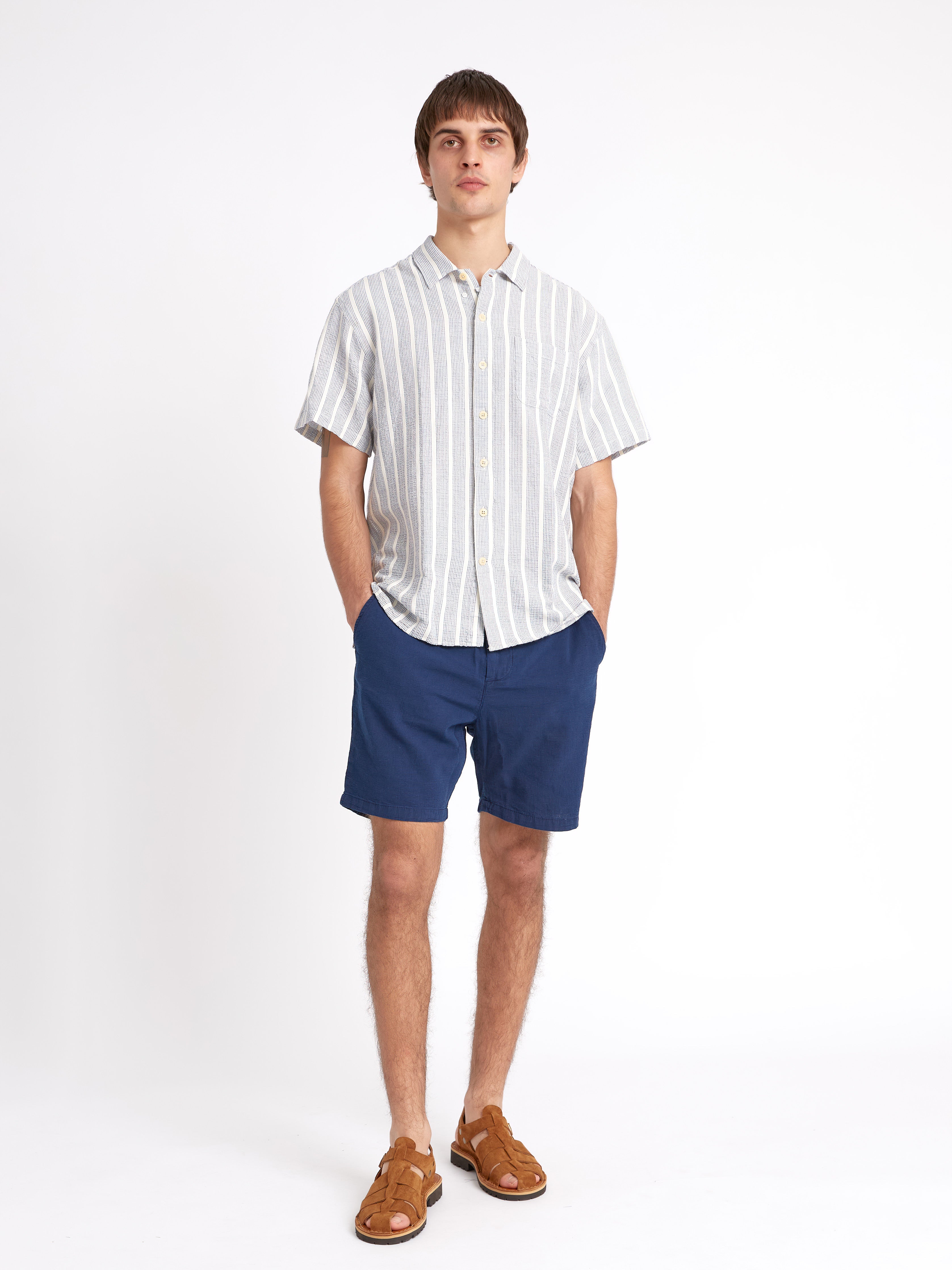  Riviera Short Sleeve Shirt Barlow Blue