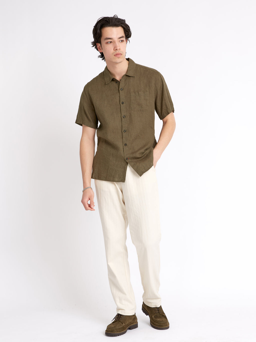  Riviera Short Sleeve Shirt Padworth Green