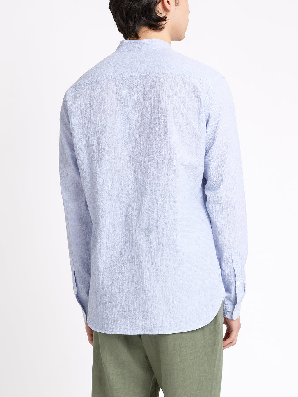  Grandad Shirt Hughes Blue