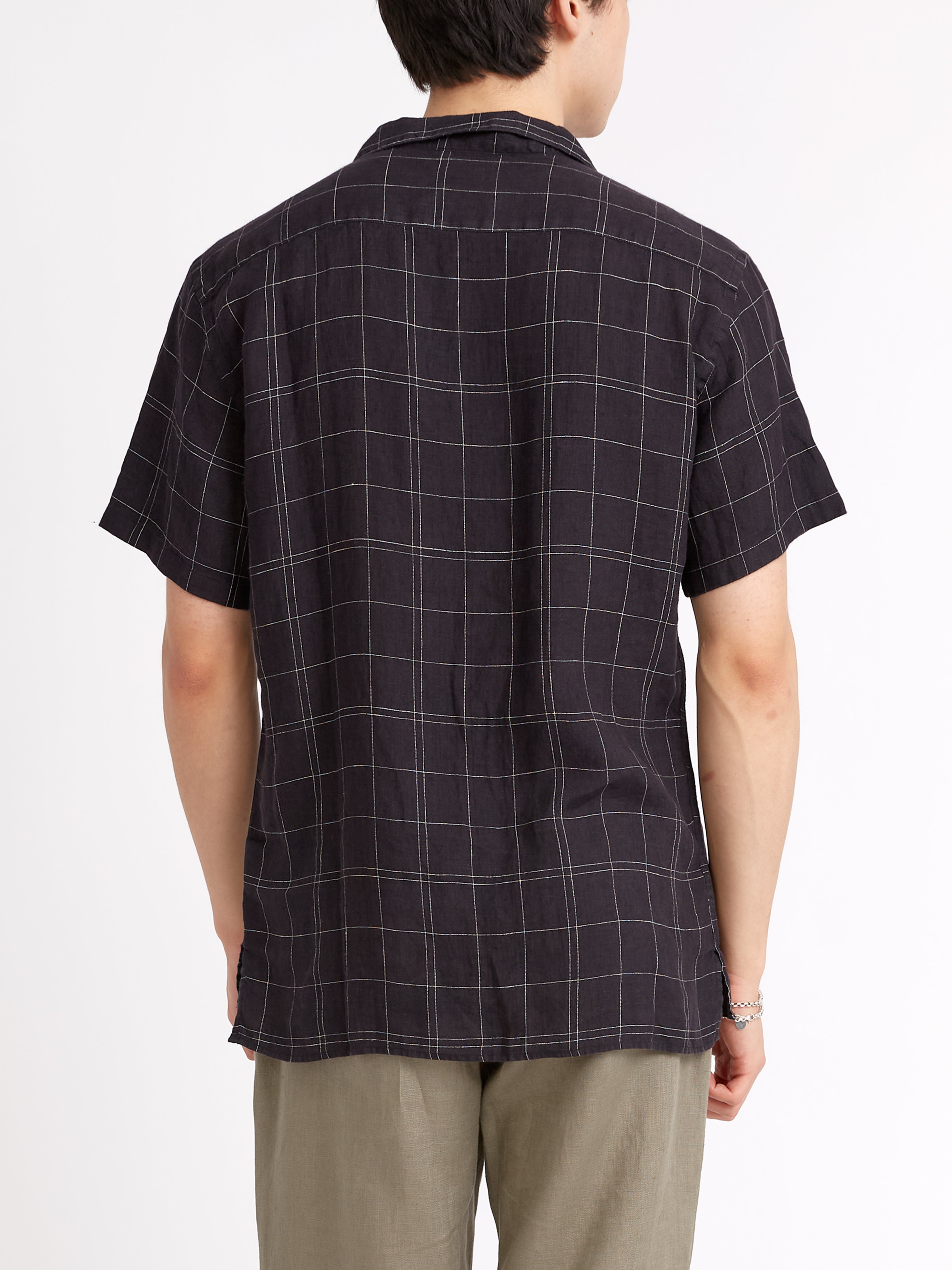  Havana Short Sleeve Shirt Frankel Black