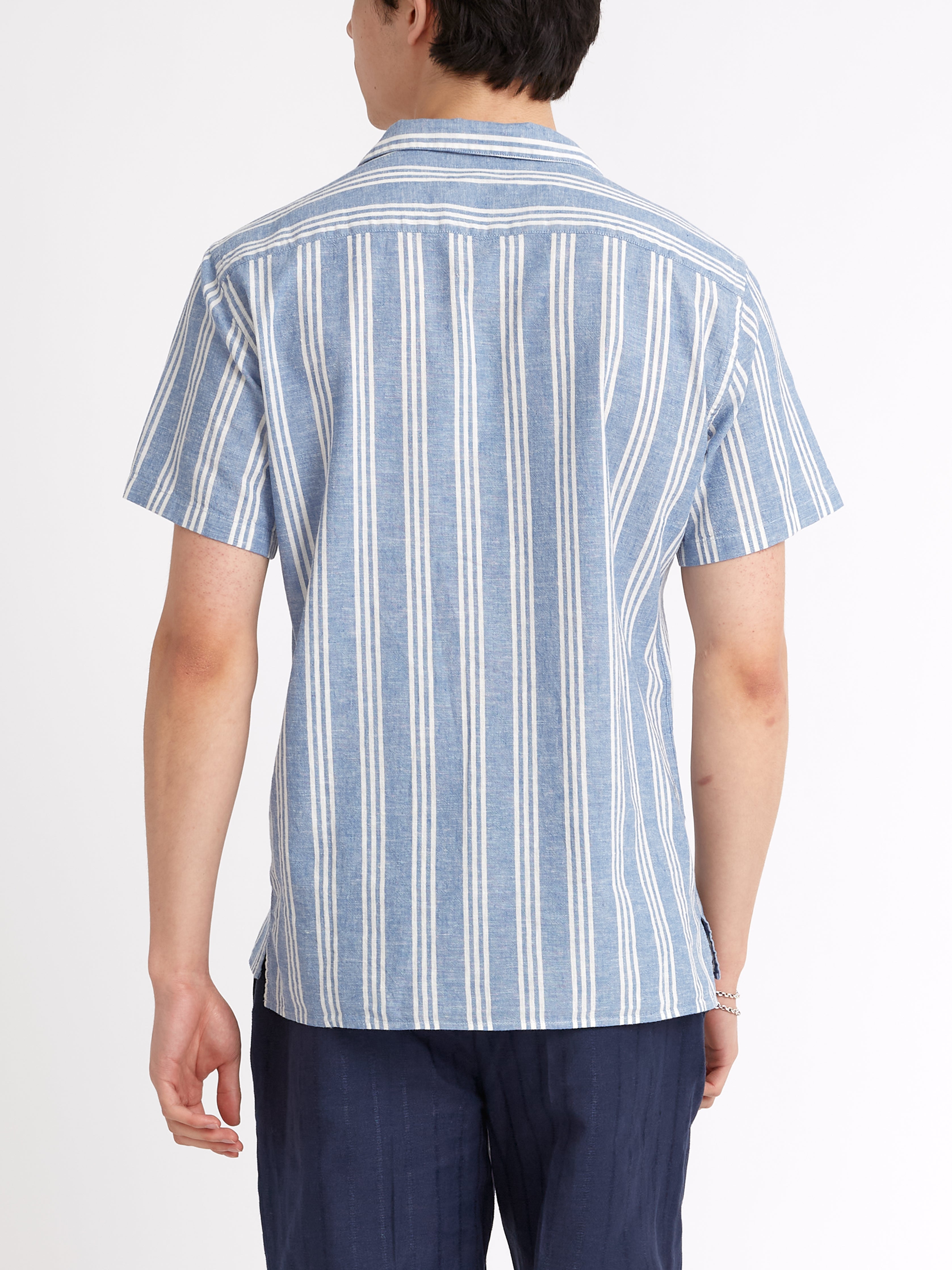  Havana Short Sleeve Shirt Singer Blue