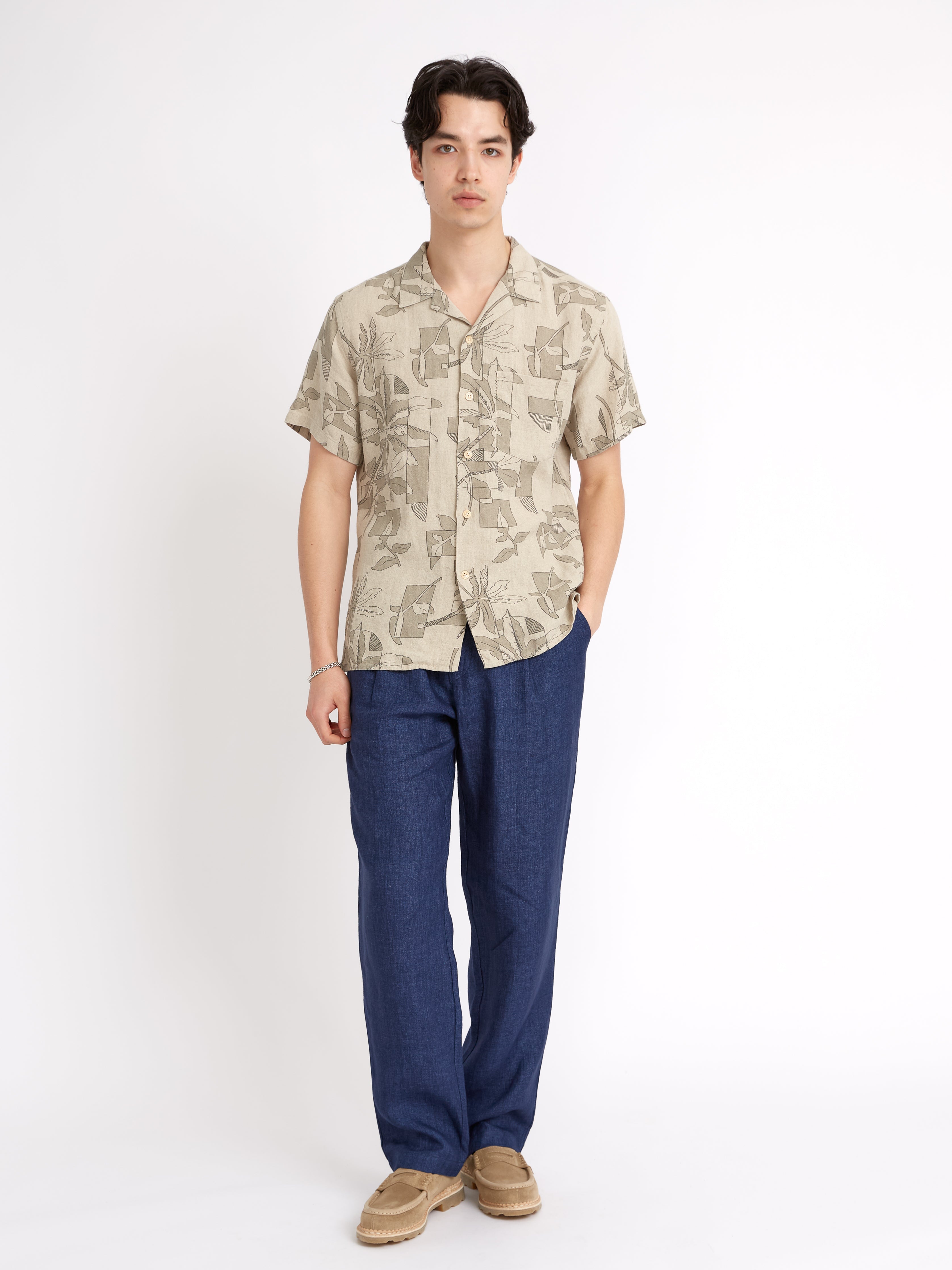  Havana Short Sleeve Shirt Westgate Beige