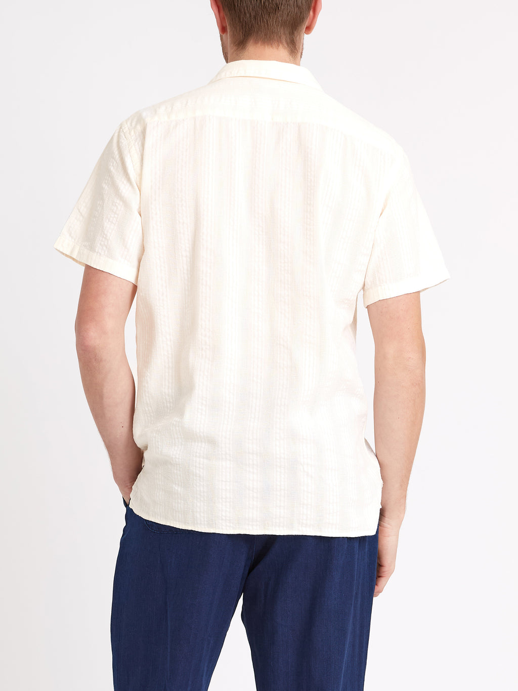  Havana Short Sleeve Shirt Yardley Cream