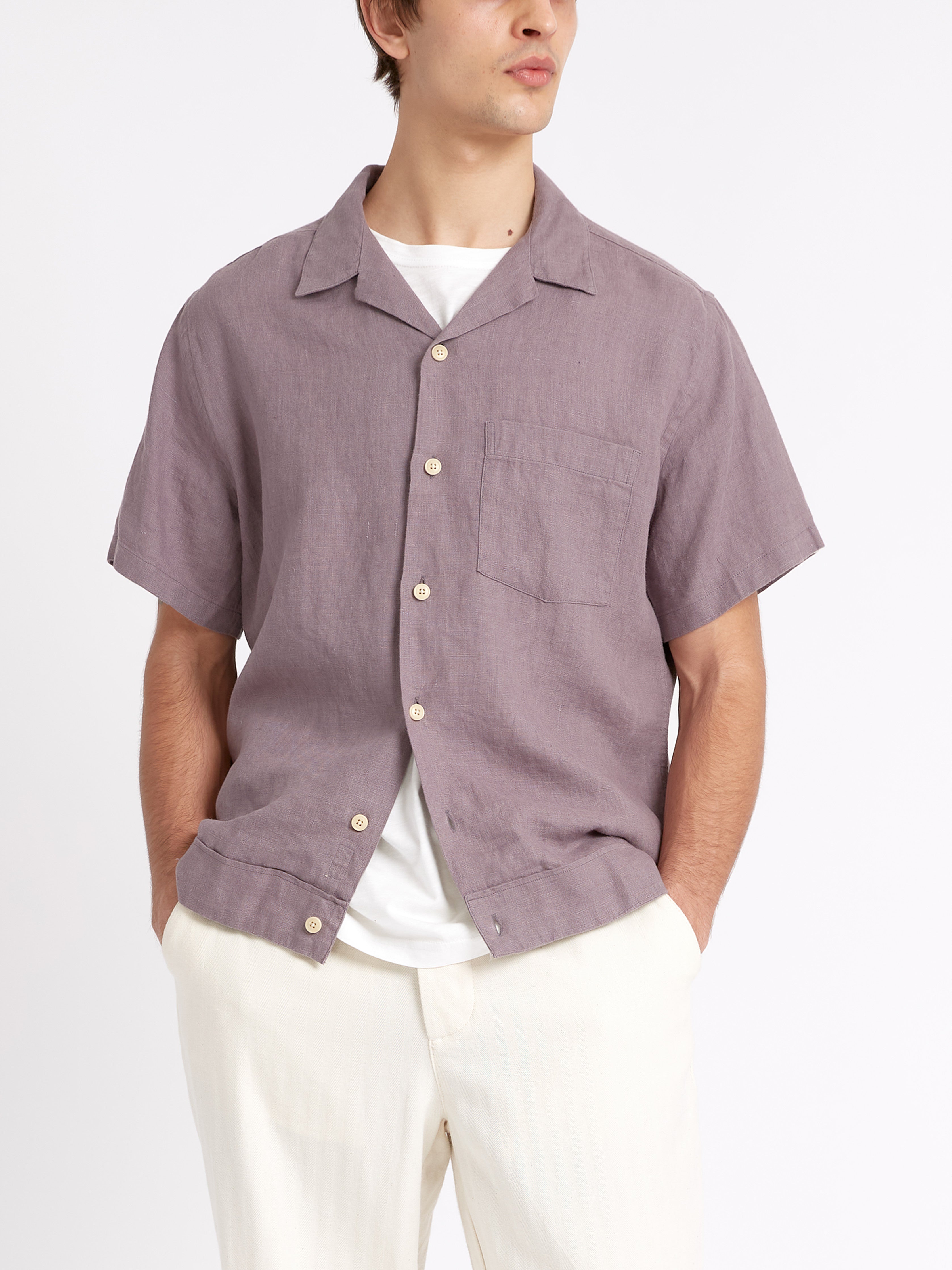  Havana Short Sleeve Shirt Coney Mauve