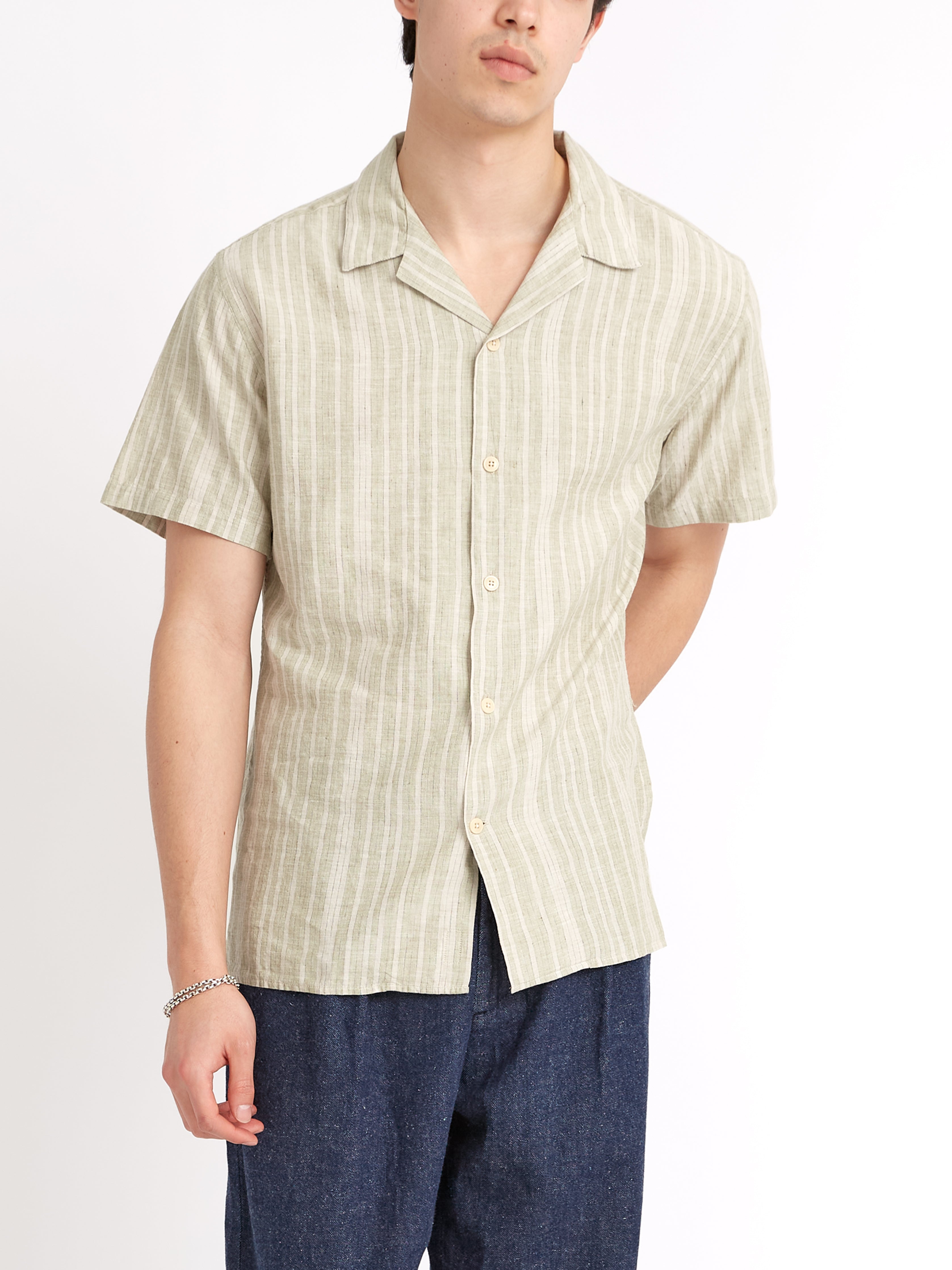  Havana Short Sleeve Shirt Dumont Green