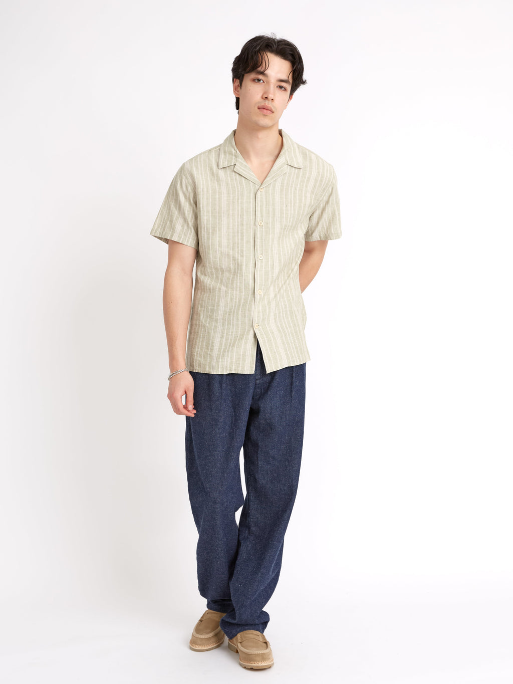  Havana Short Sleeve Shirt Dumont Green