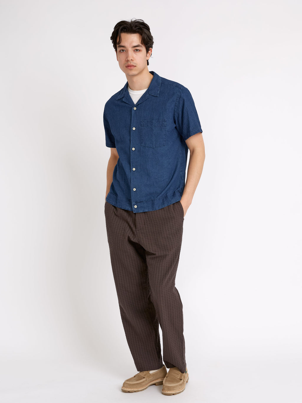  Havana Short Sleeve Shirt Lawes Navy