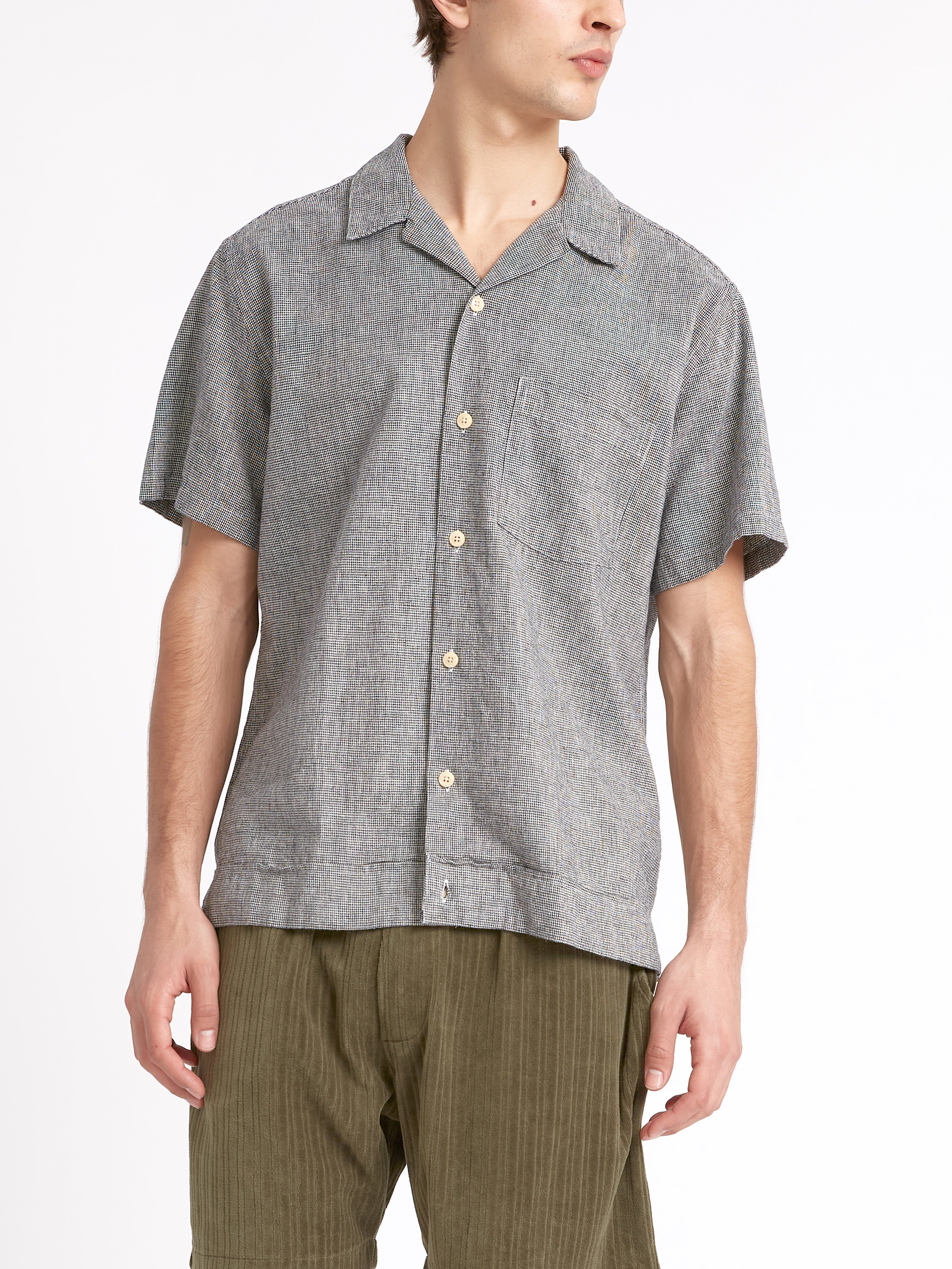  Havana Short Sleeve Shirt Rackfield Black/White