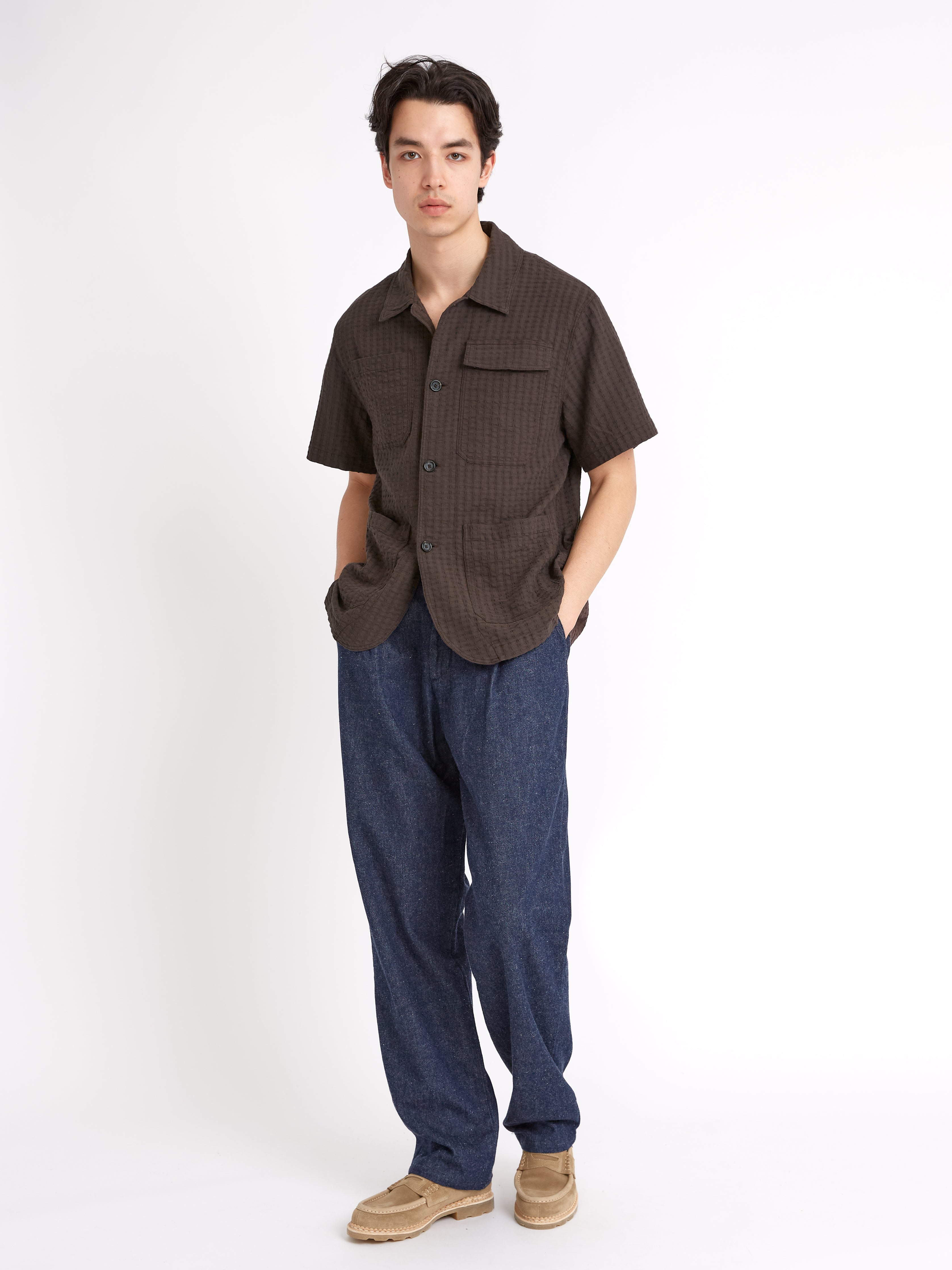  Short Sleeve Safari Shirt Sampson Brown