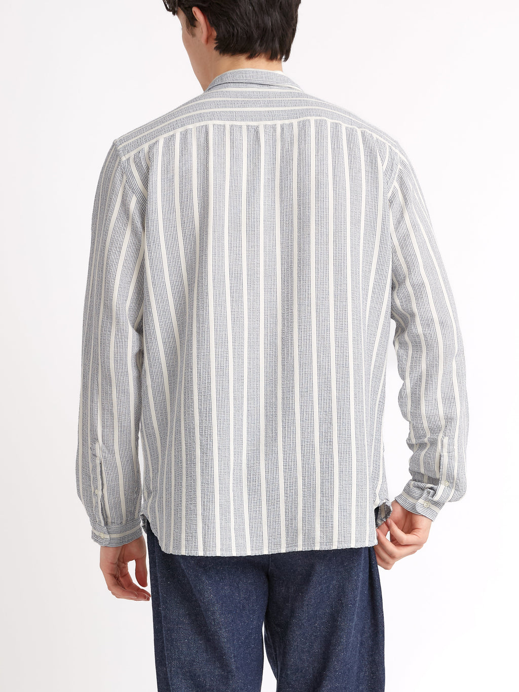  Clerkenwell Tab Shirt Barlow Blue