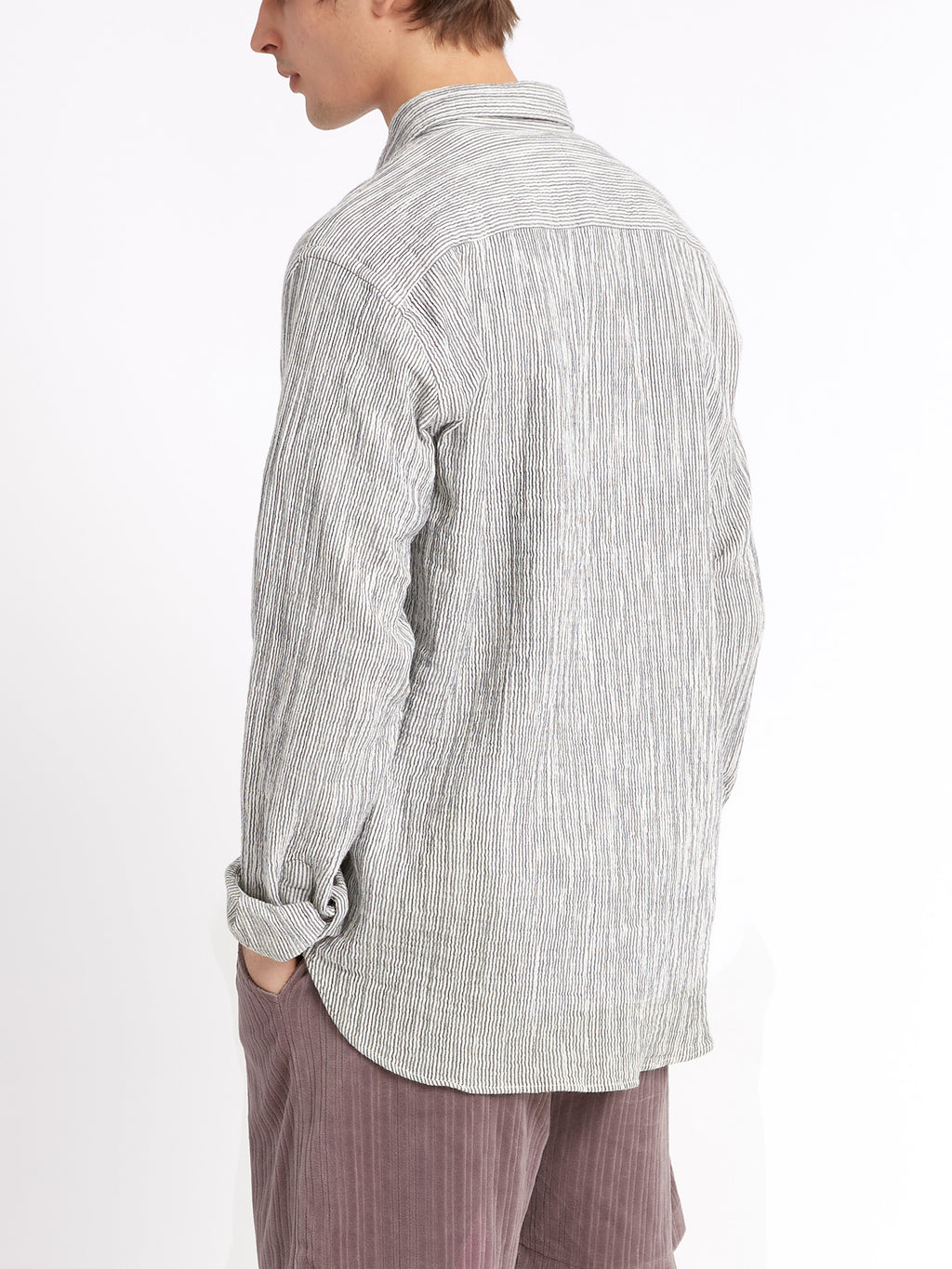  Clerkenwell Tab Shirt Gorwell Navy/White