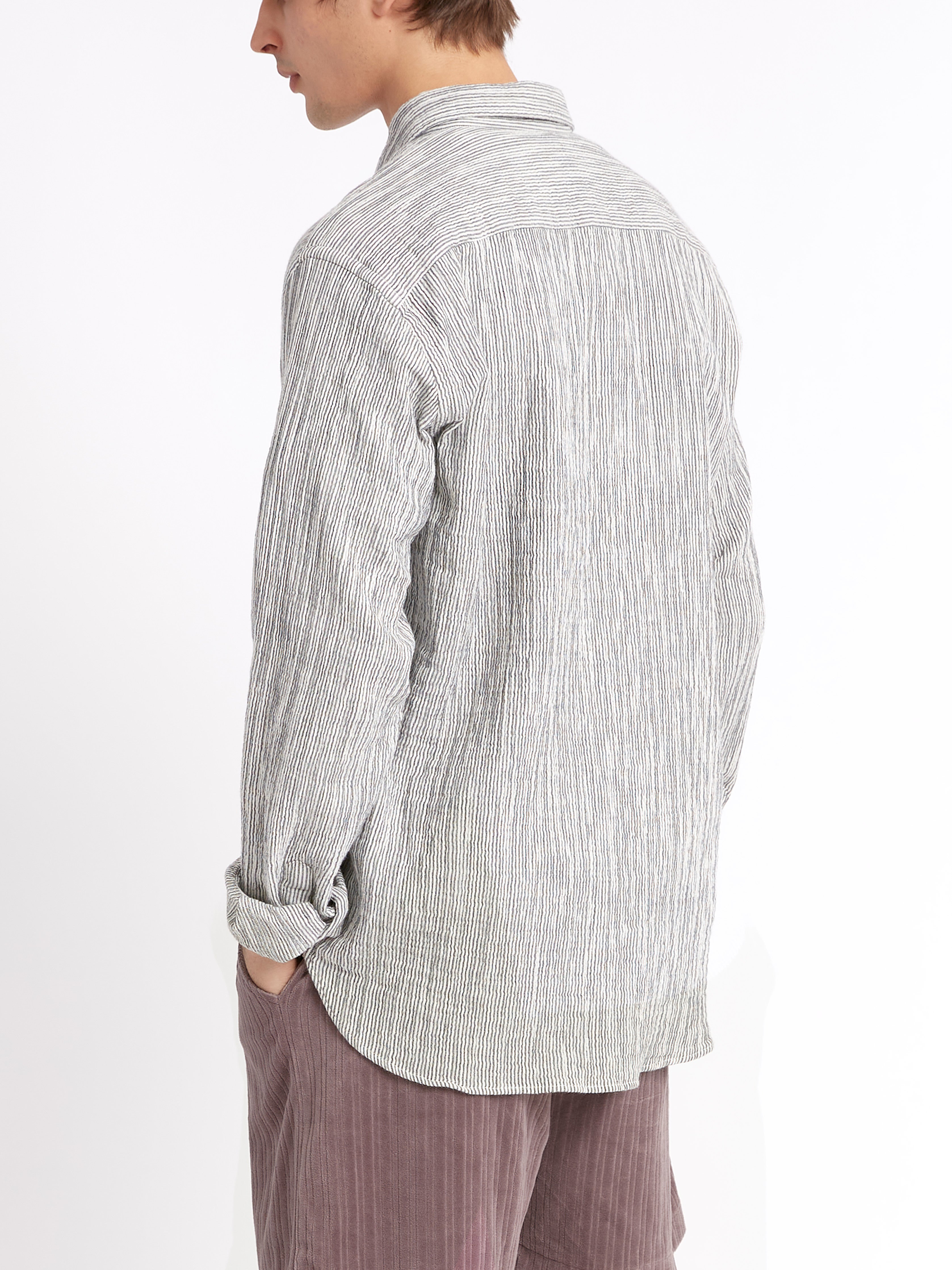  Clerkenwell Tab Shirt Gorwell Navy/White
