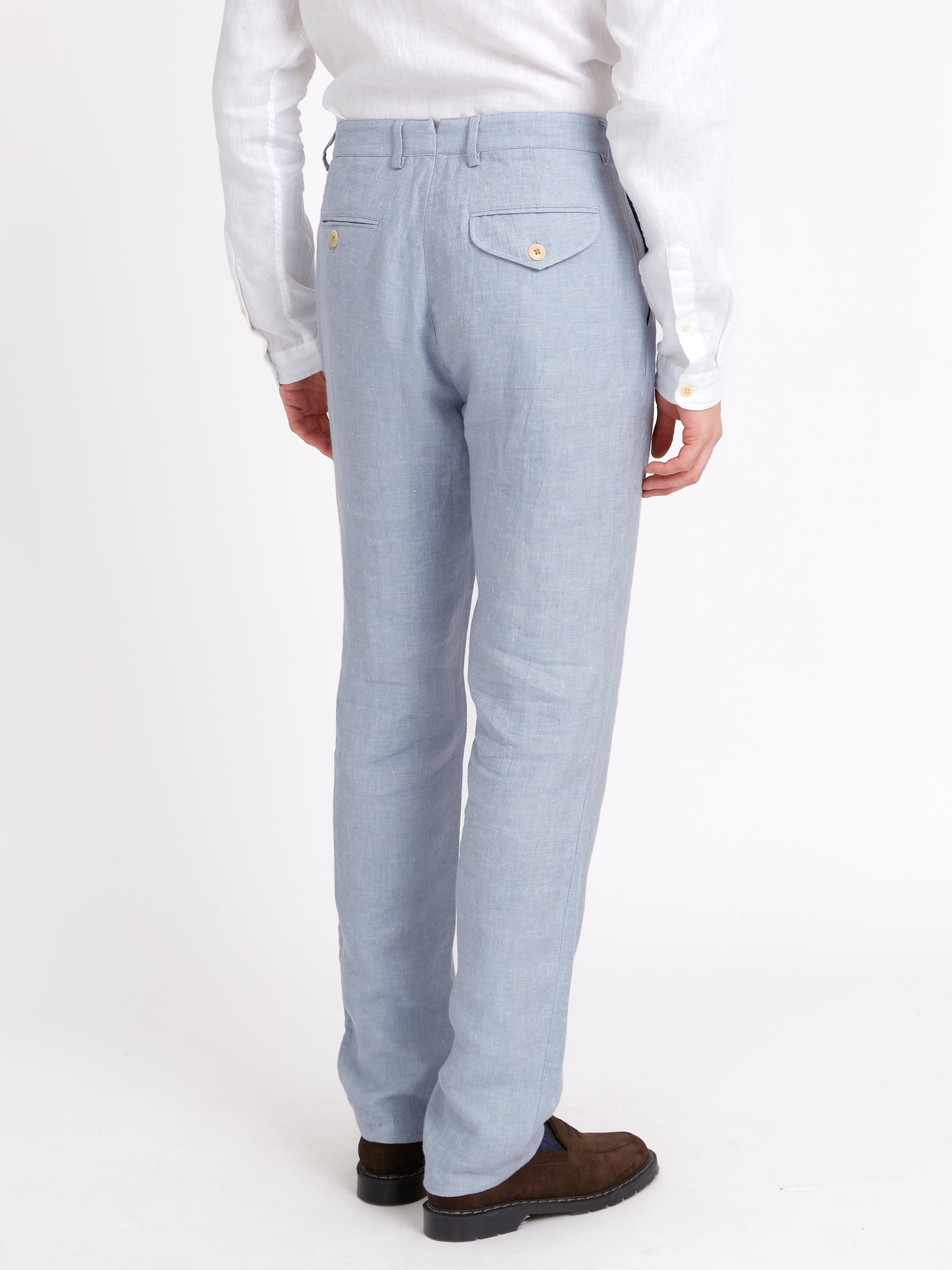  Fishtail Trousers Drescher Blue