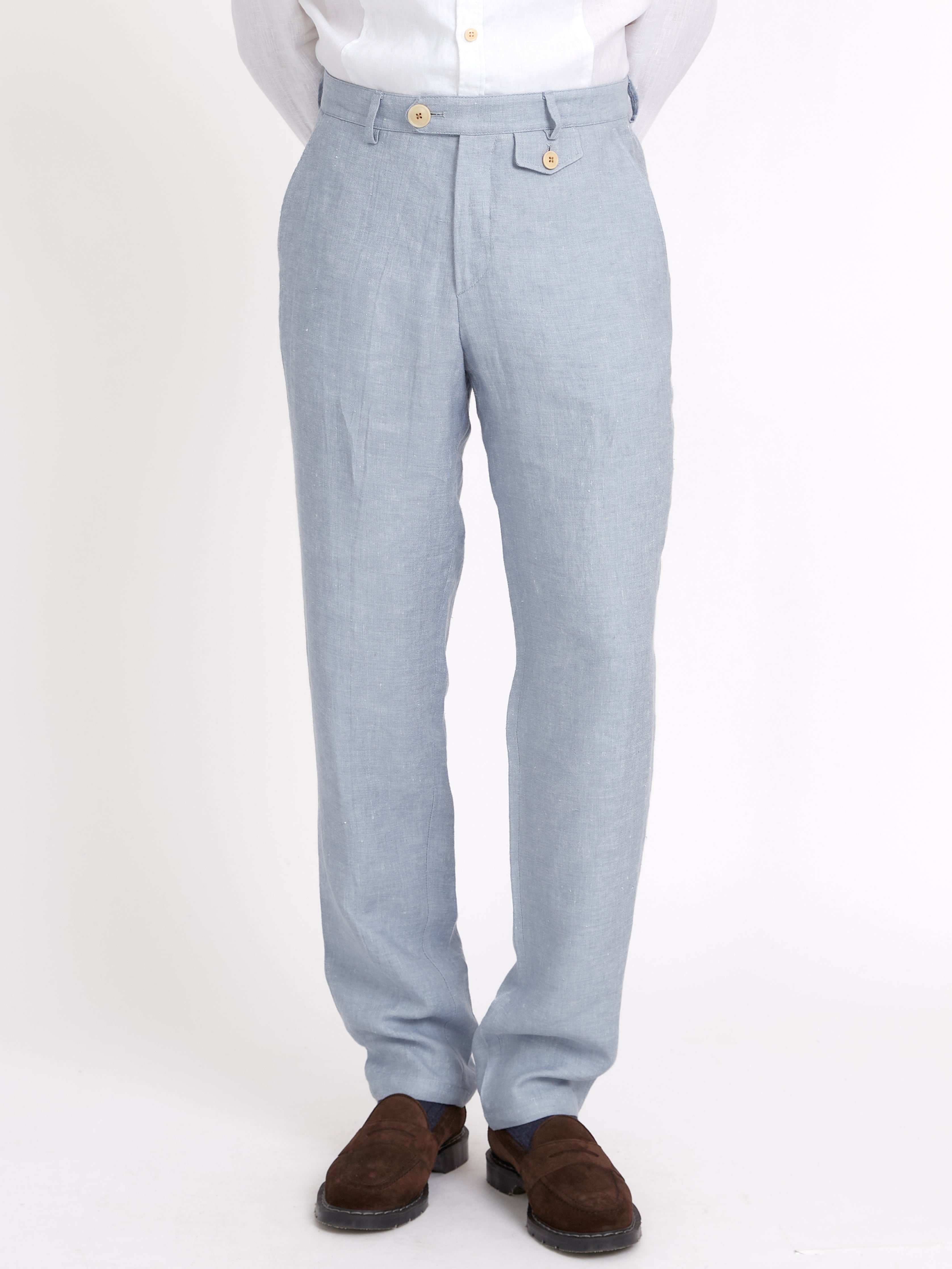  Fishtail Trousers Drescher Blue