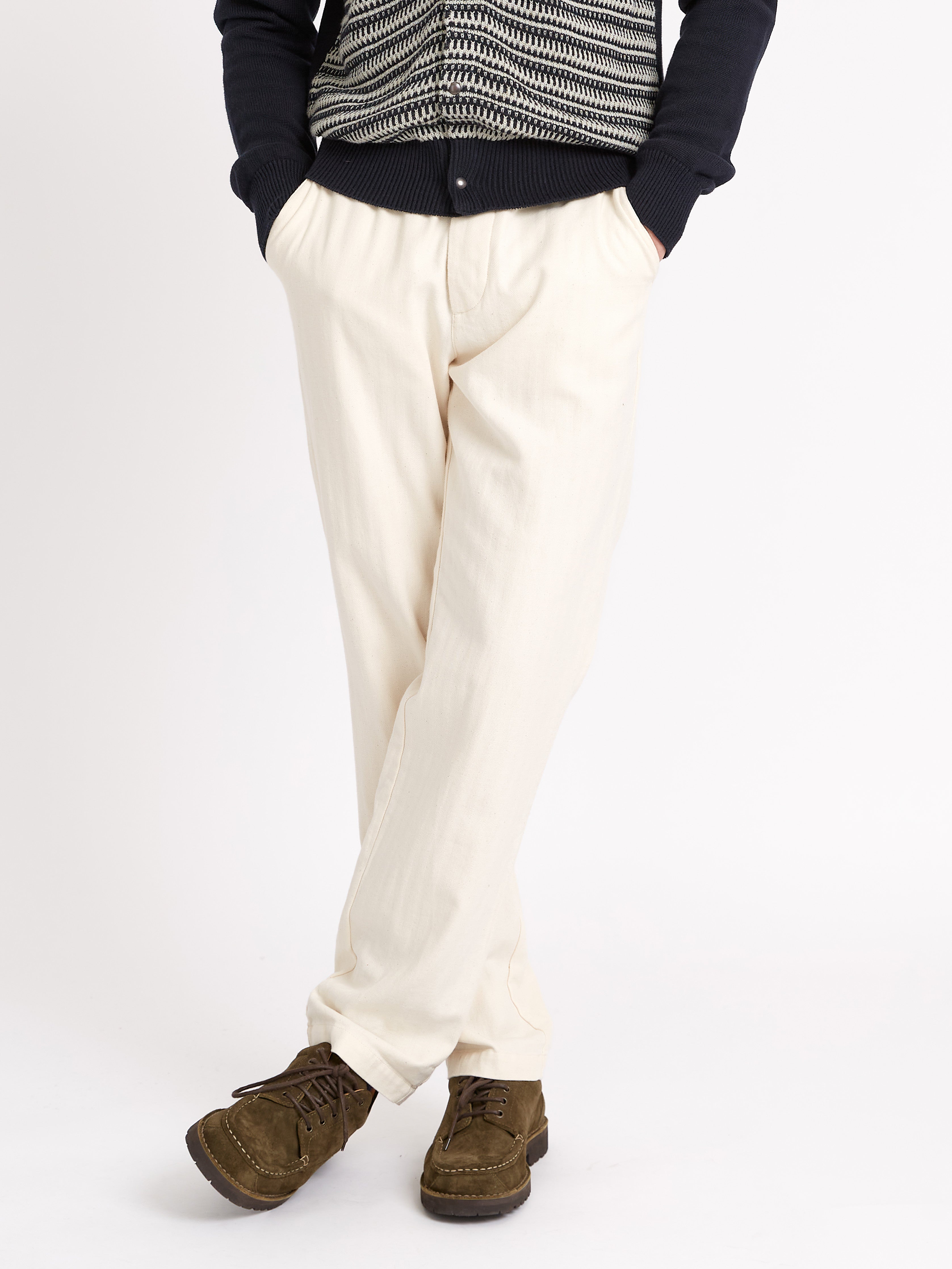  Drawstring Trousers Cairnes Ecru