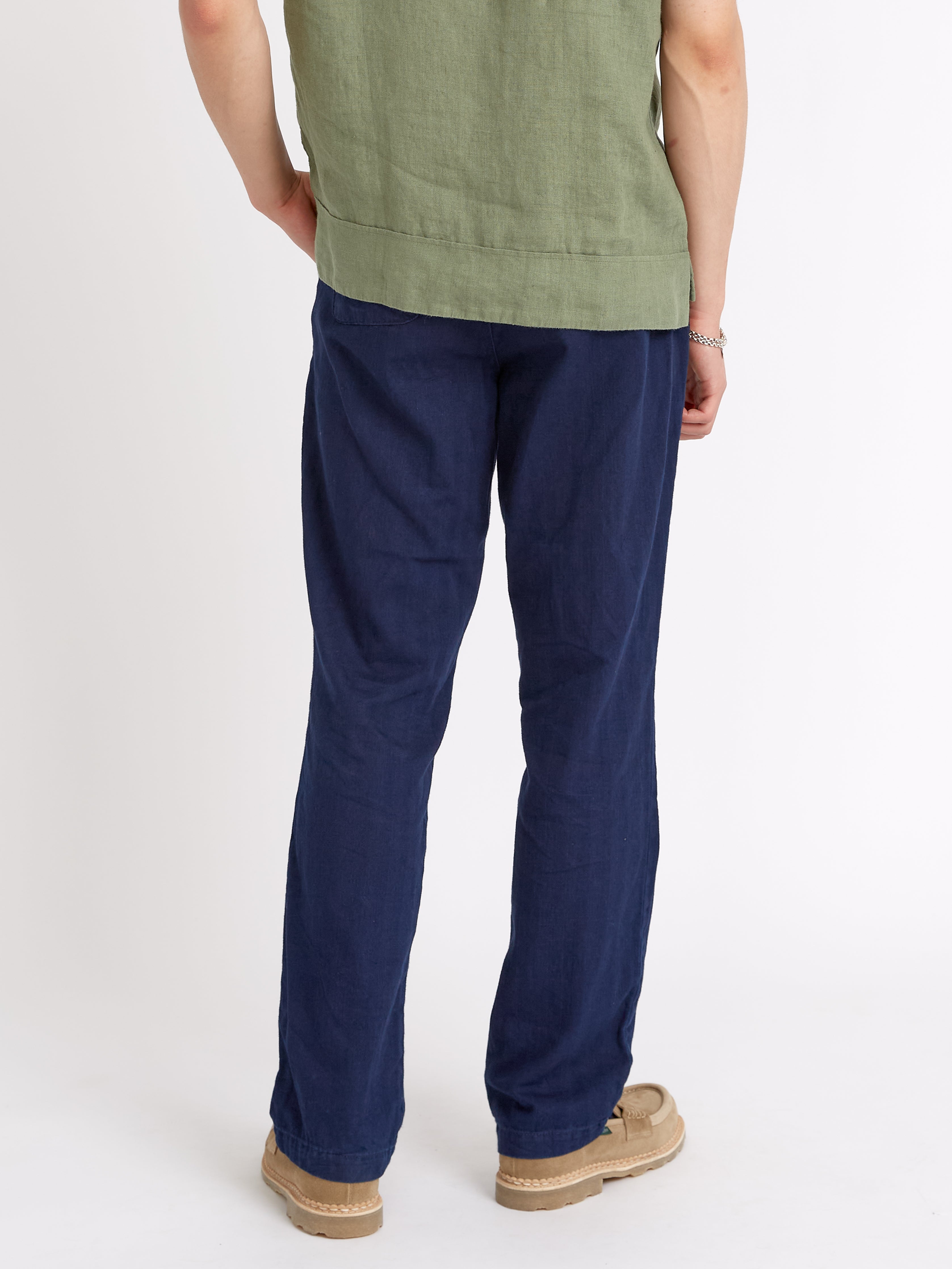  Drawstring Trousers Faye Indigo Blue