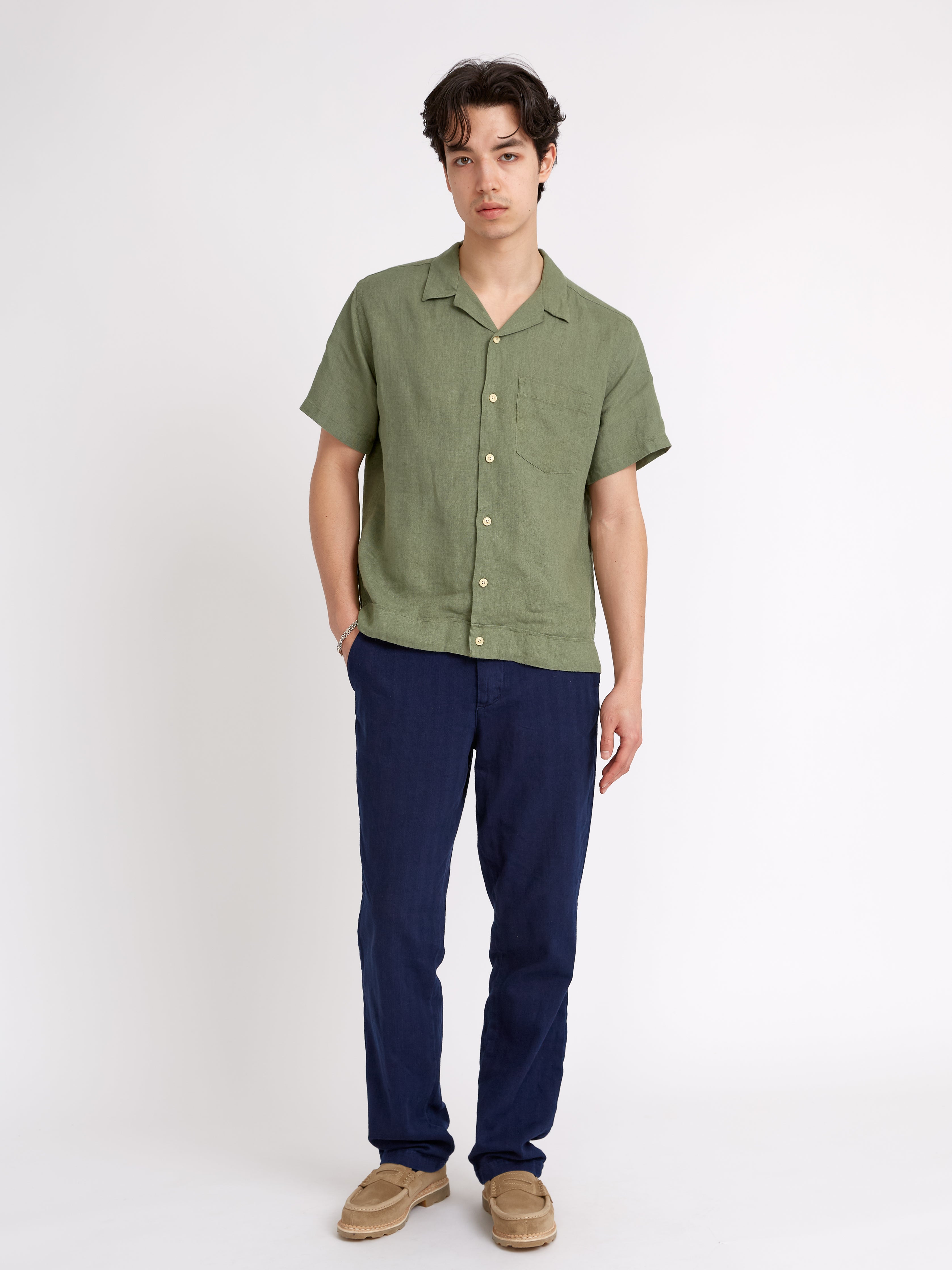  Drawstring Trousers Faye Indigo Blue