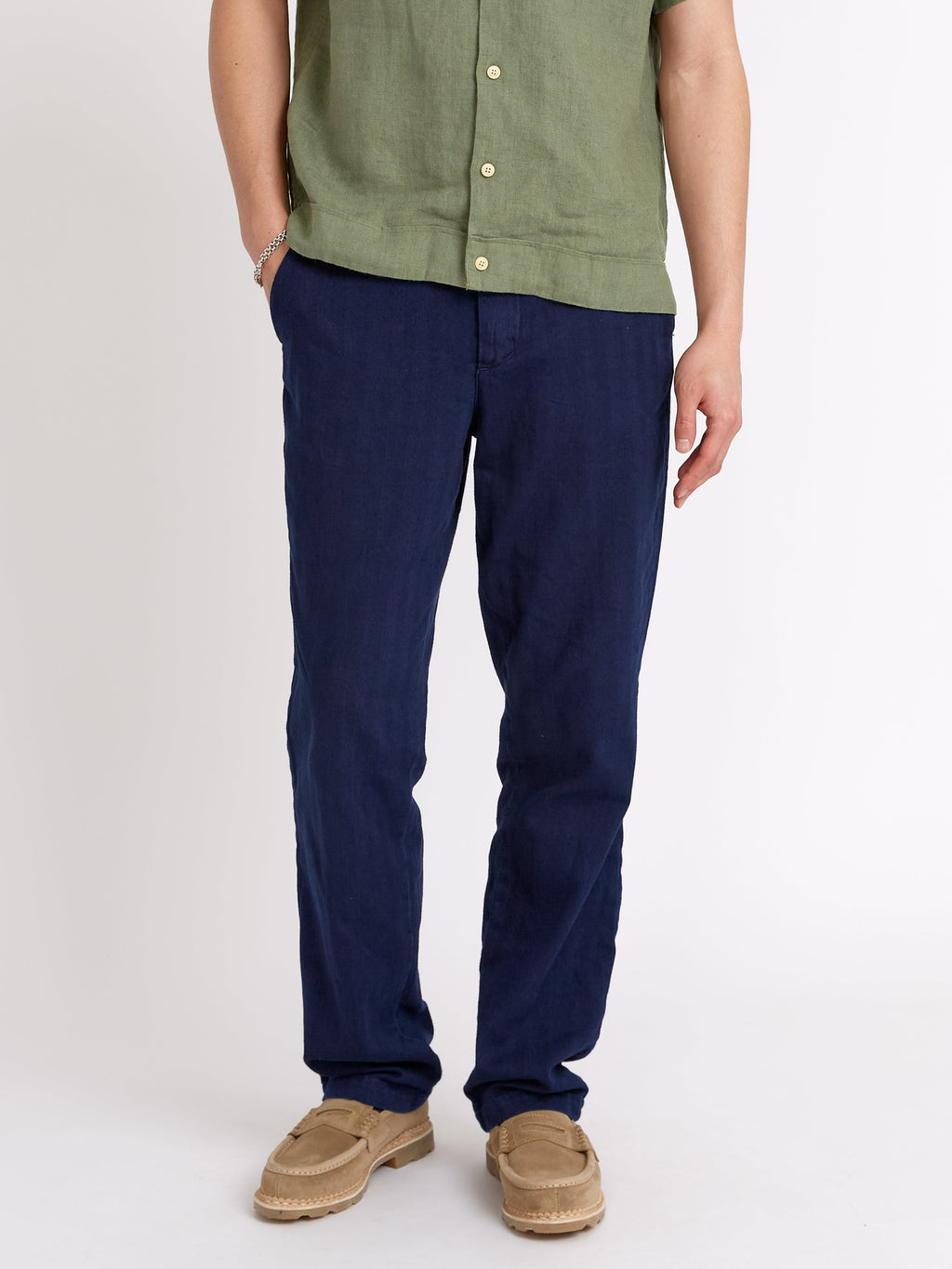  Drawstring Trousers Faye Indigo Blue