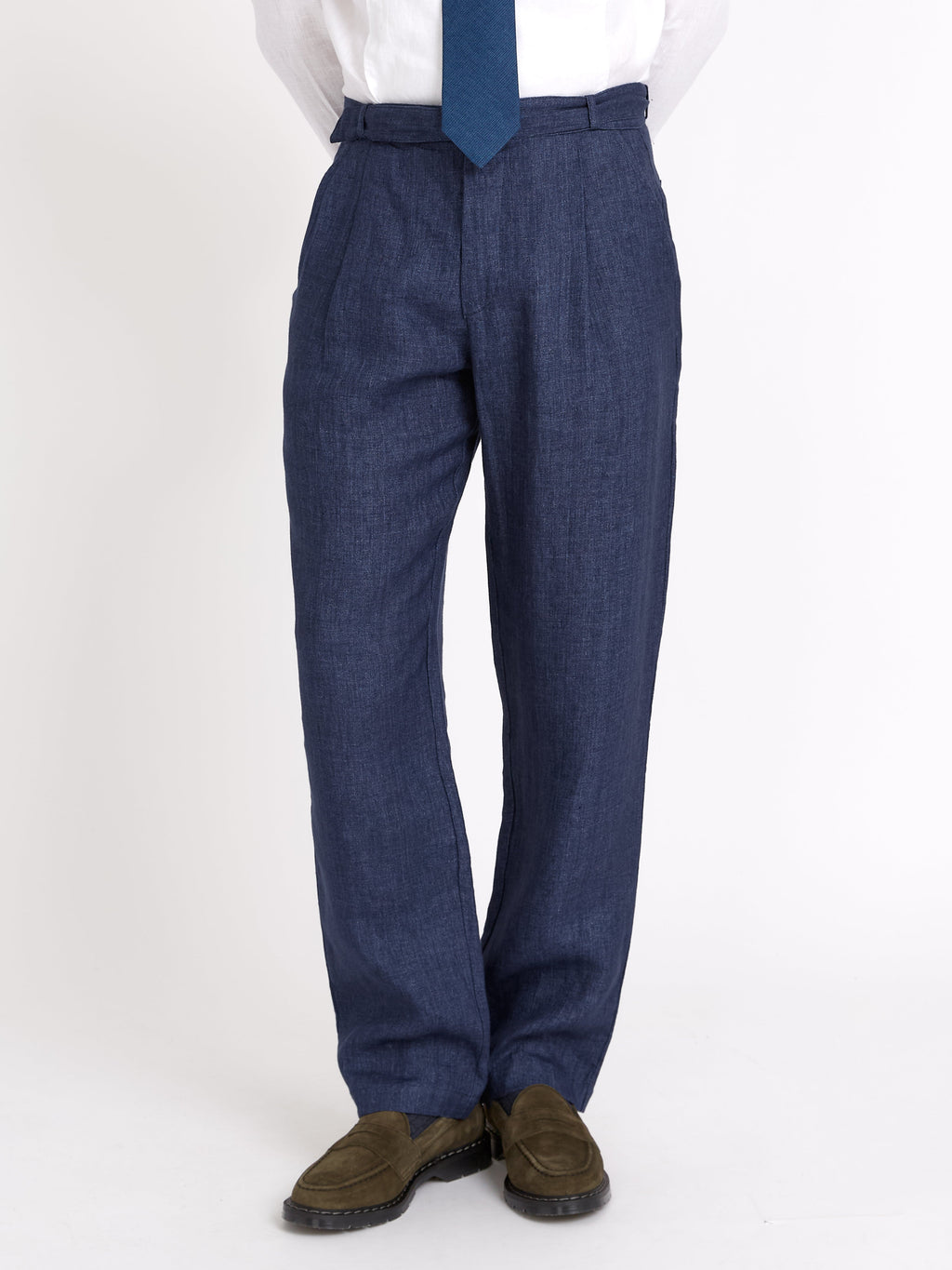  Belted Trousers Dubrow Navy