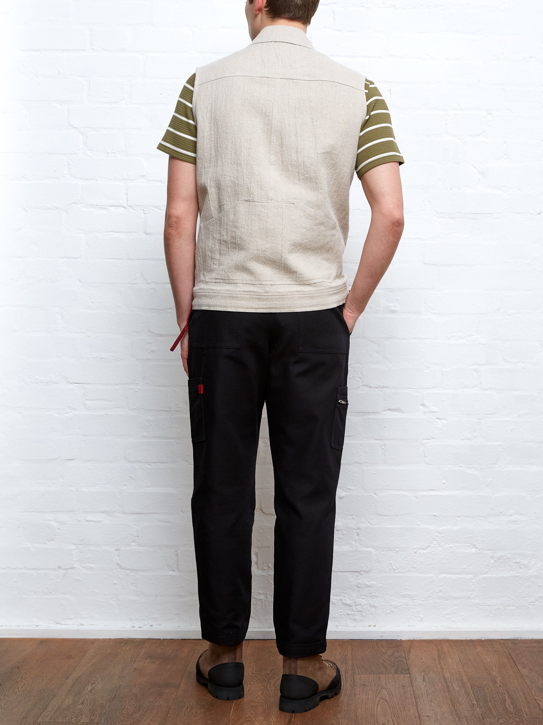  Oliver Spencer X Niwaki Scion Gardening Gilet Bruton Beige