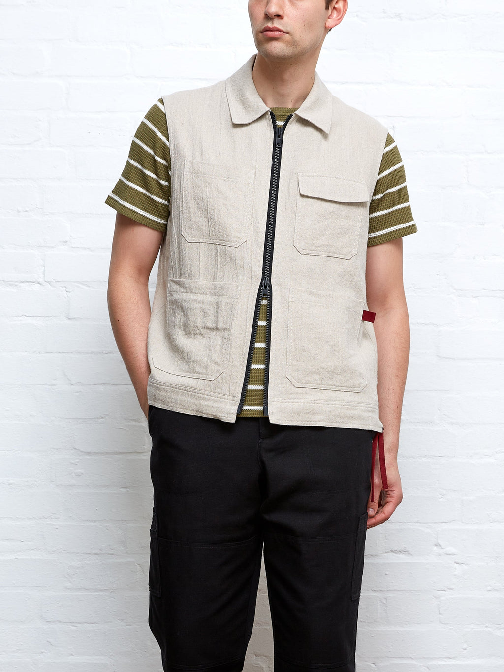 Oliver Spencer X Niwaki Scion Gardening Gilet Bruton Beige
