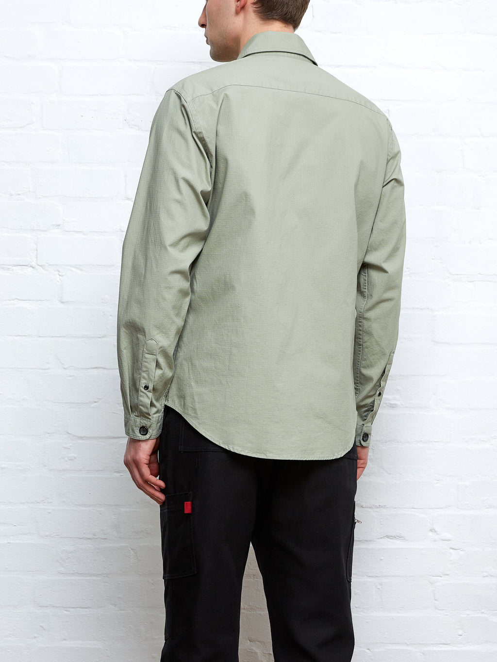  Oliver Spencer X Niwaki Haru Gardening Overshirt Hyde Green