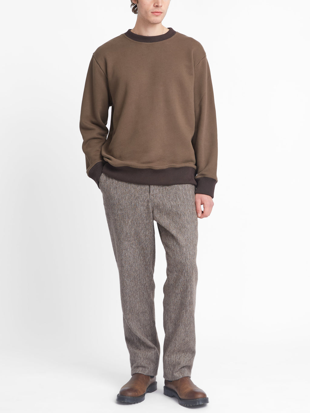  Heavyweight Sweatshirt Rosebank Khaki