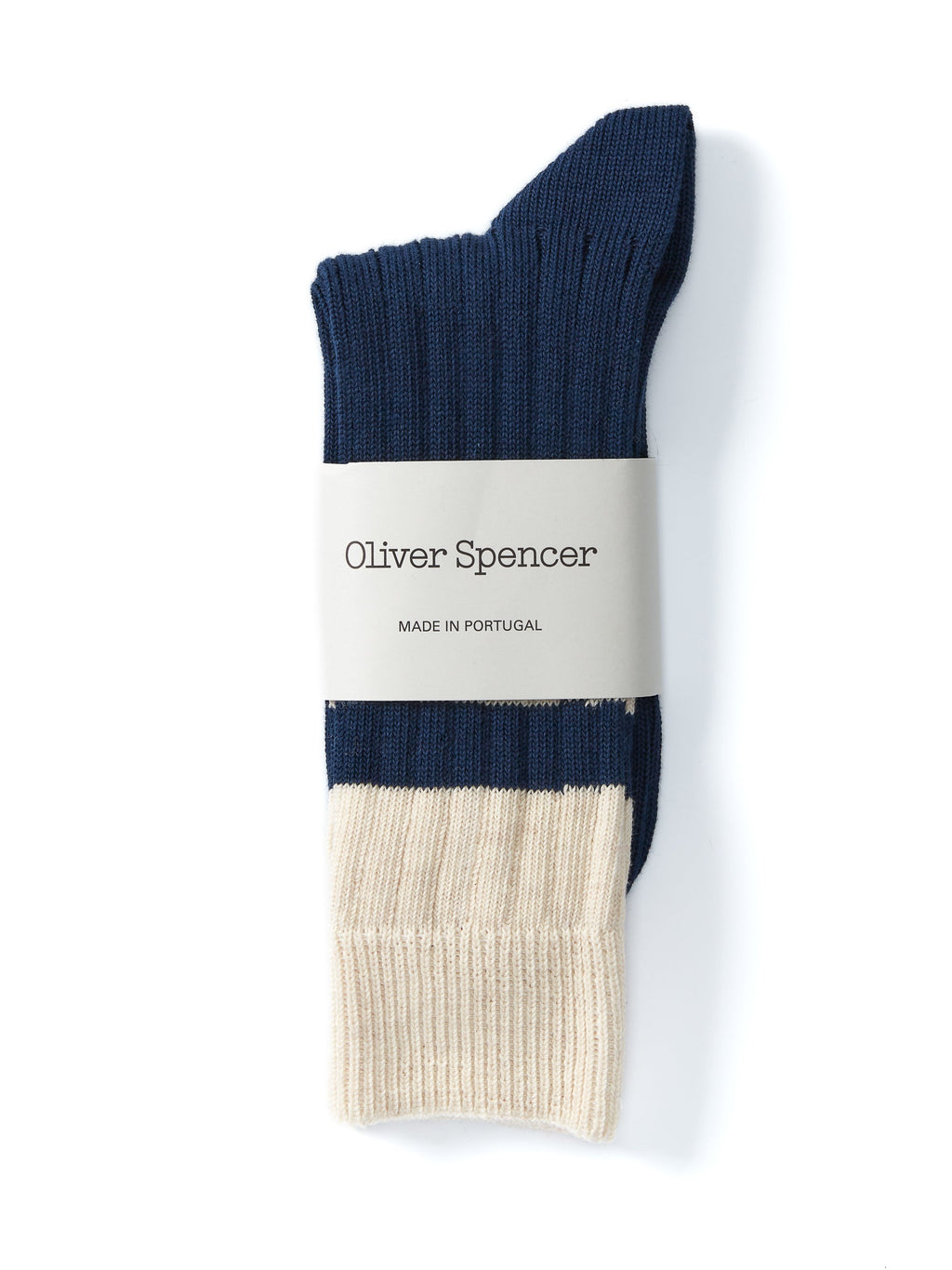  Polperro Socks Merrow Blue/Cream