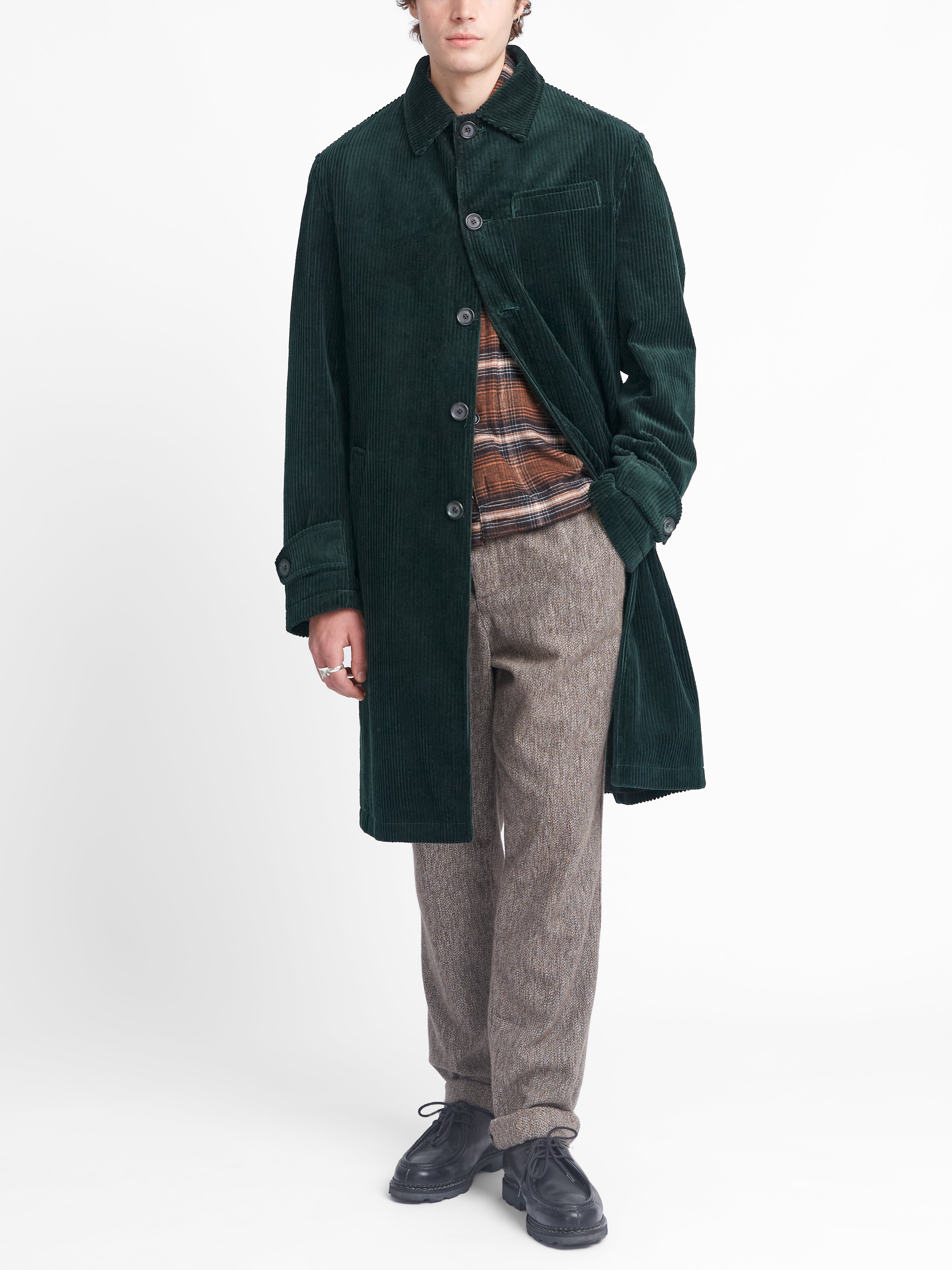  Grandpa Coat Melrose Cord Green