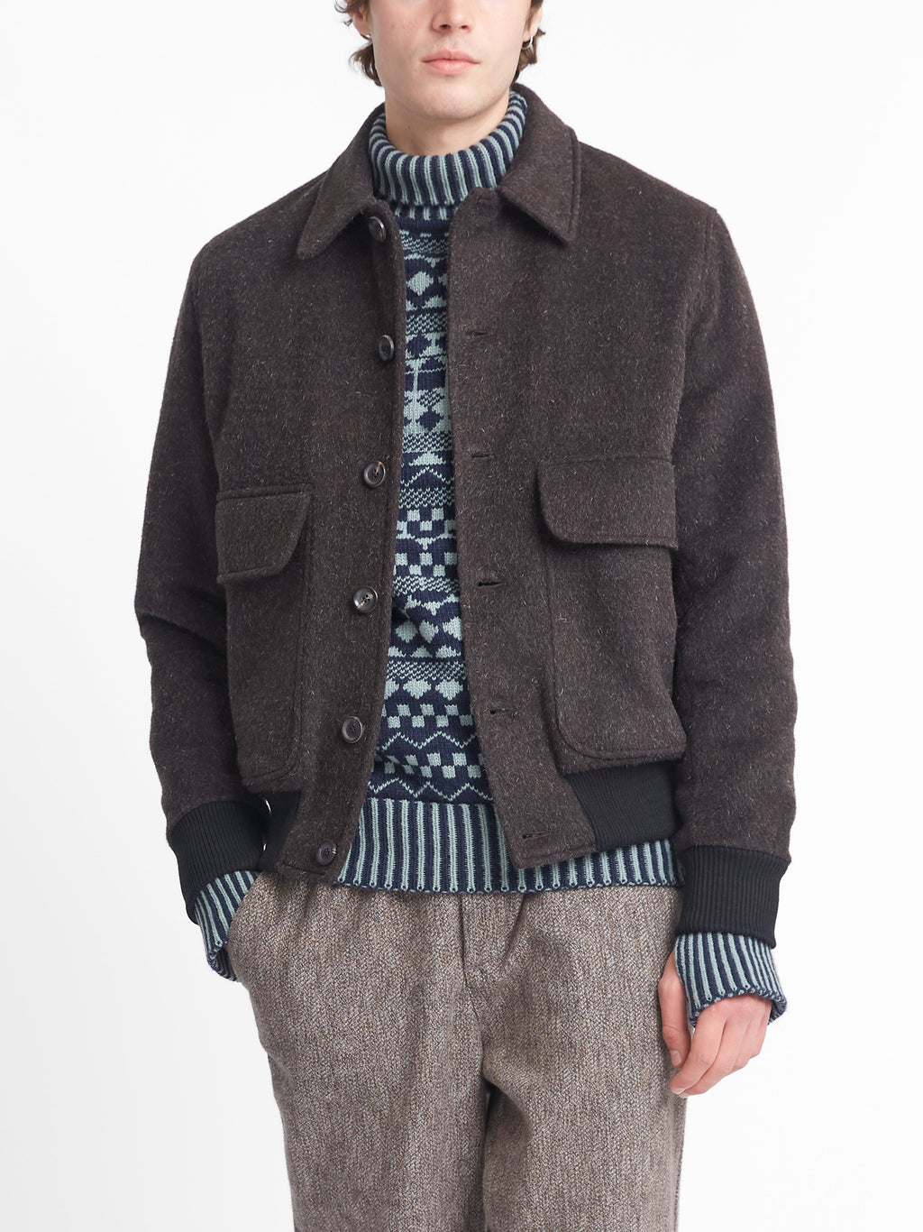  Linfield Bomber Jacket Regent Brown